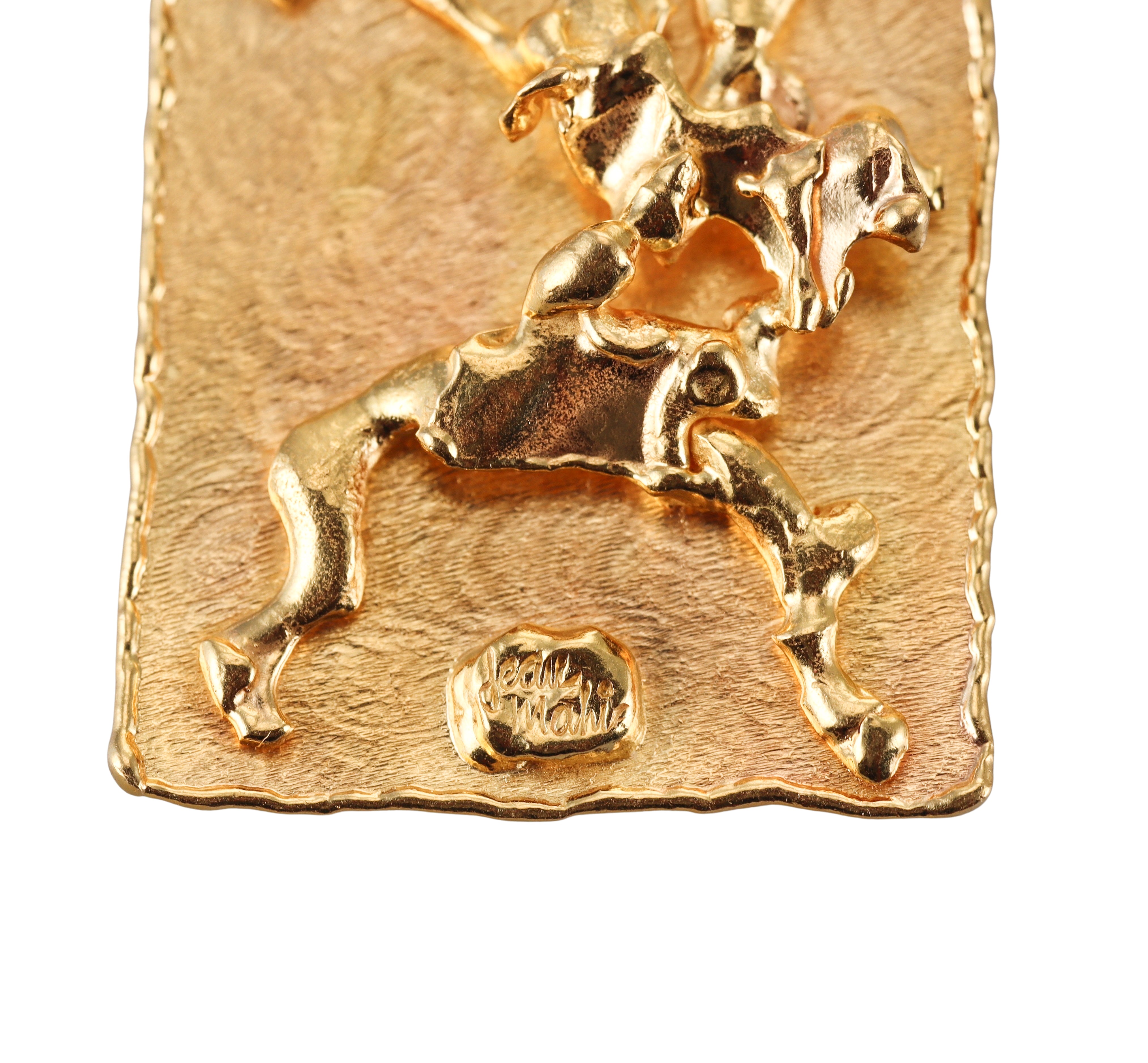 Jean Mahie 22k Gold Pendant