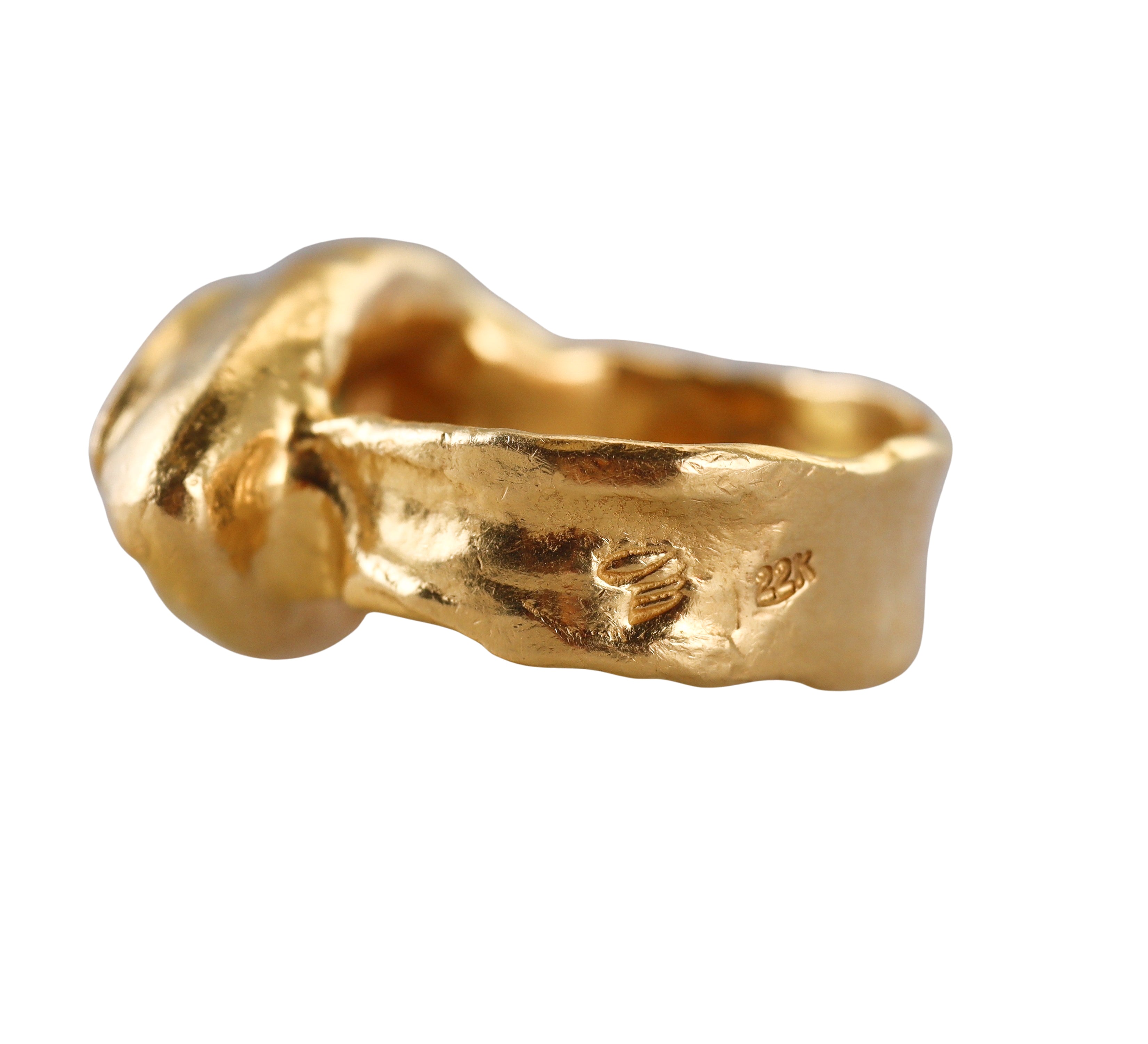 Jean Mahie Gold Peridot Ring