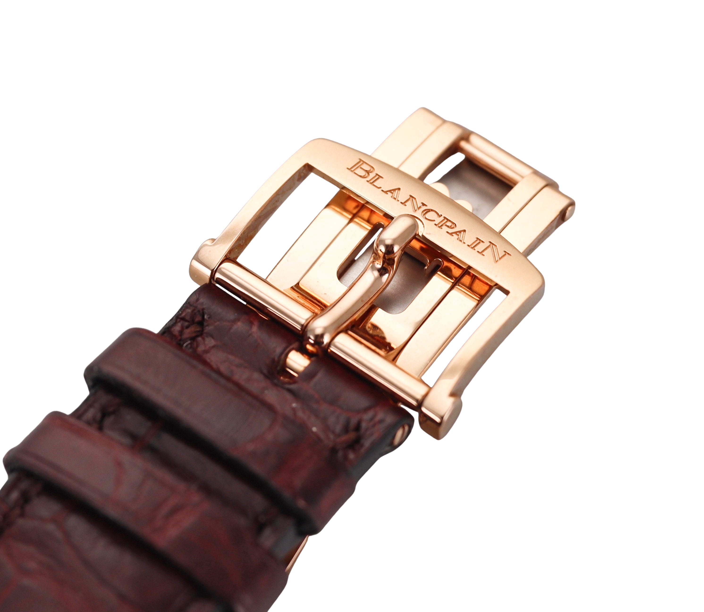 Blancpain Villeret Quantieme Complet Rose Gold Watch 28.900 6654 3613 55B