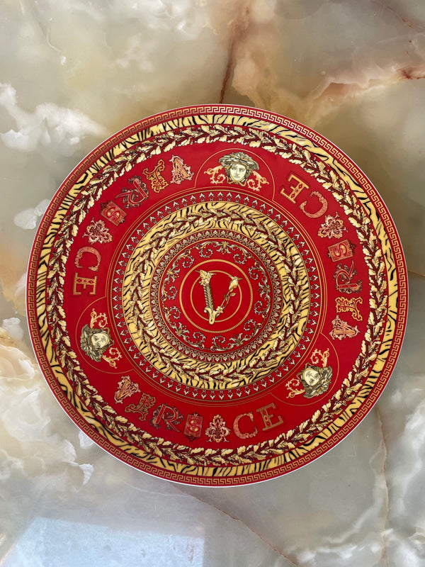 Versace by Rosenthal Virtus Holiday Christmas 2021 Charger Plate 20021