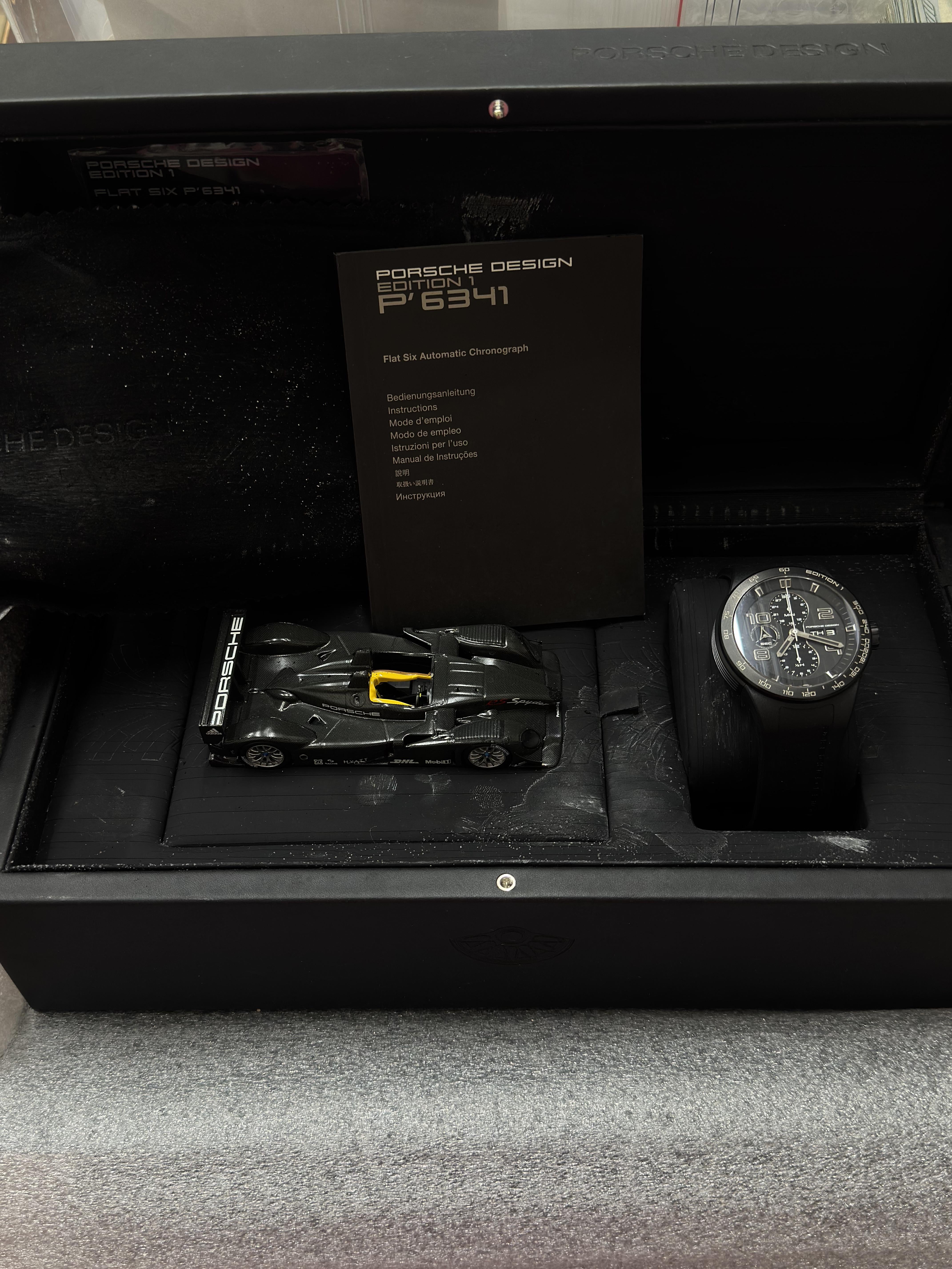 Porsche Design Flat Six Limited Edition 1 Titanium Automatic Watch P6341