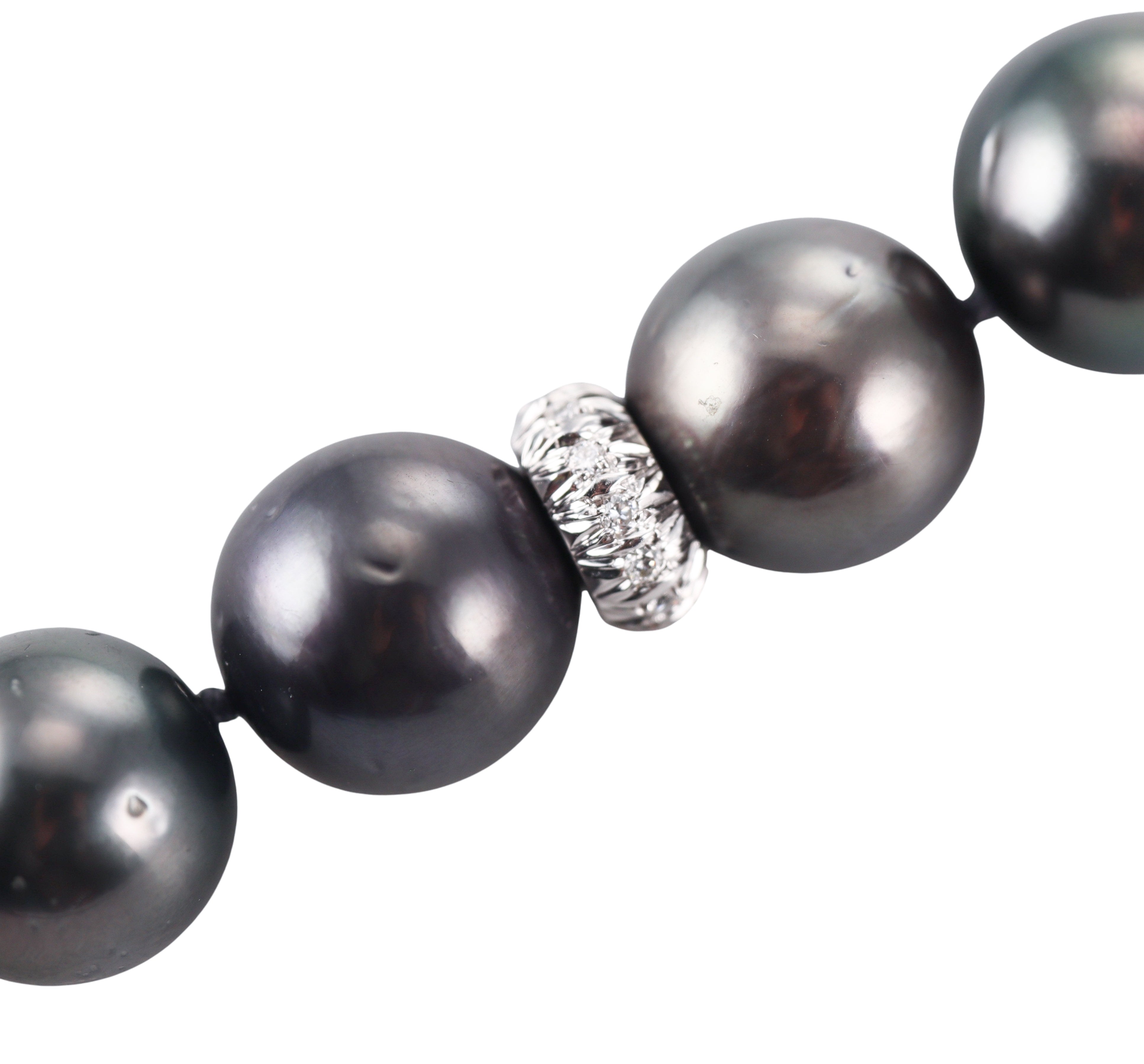 Assael South Sea Tahitian Pearl Diamond Gold Bracelet
