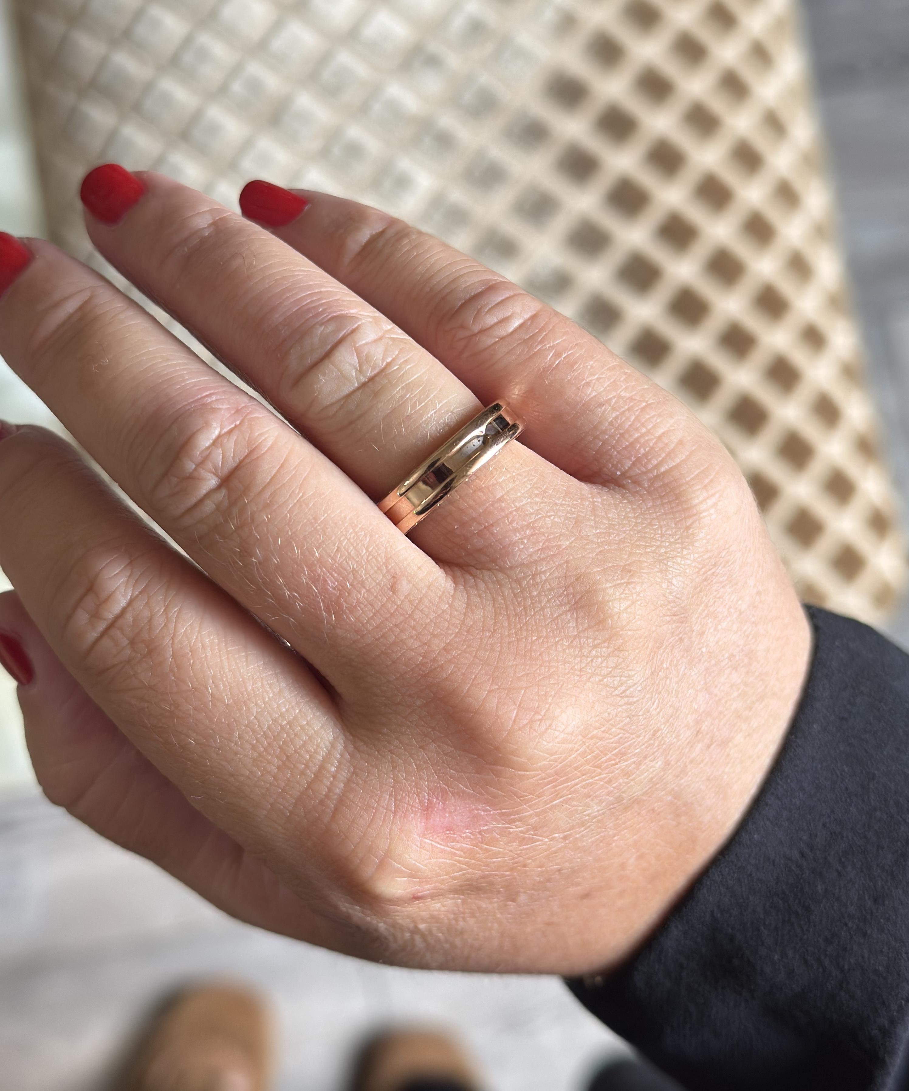 Bvlgari Bulgari B.Zero1 18k Rose Gold Band Ring
