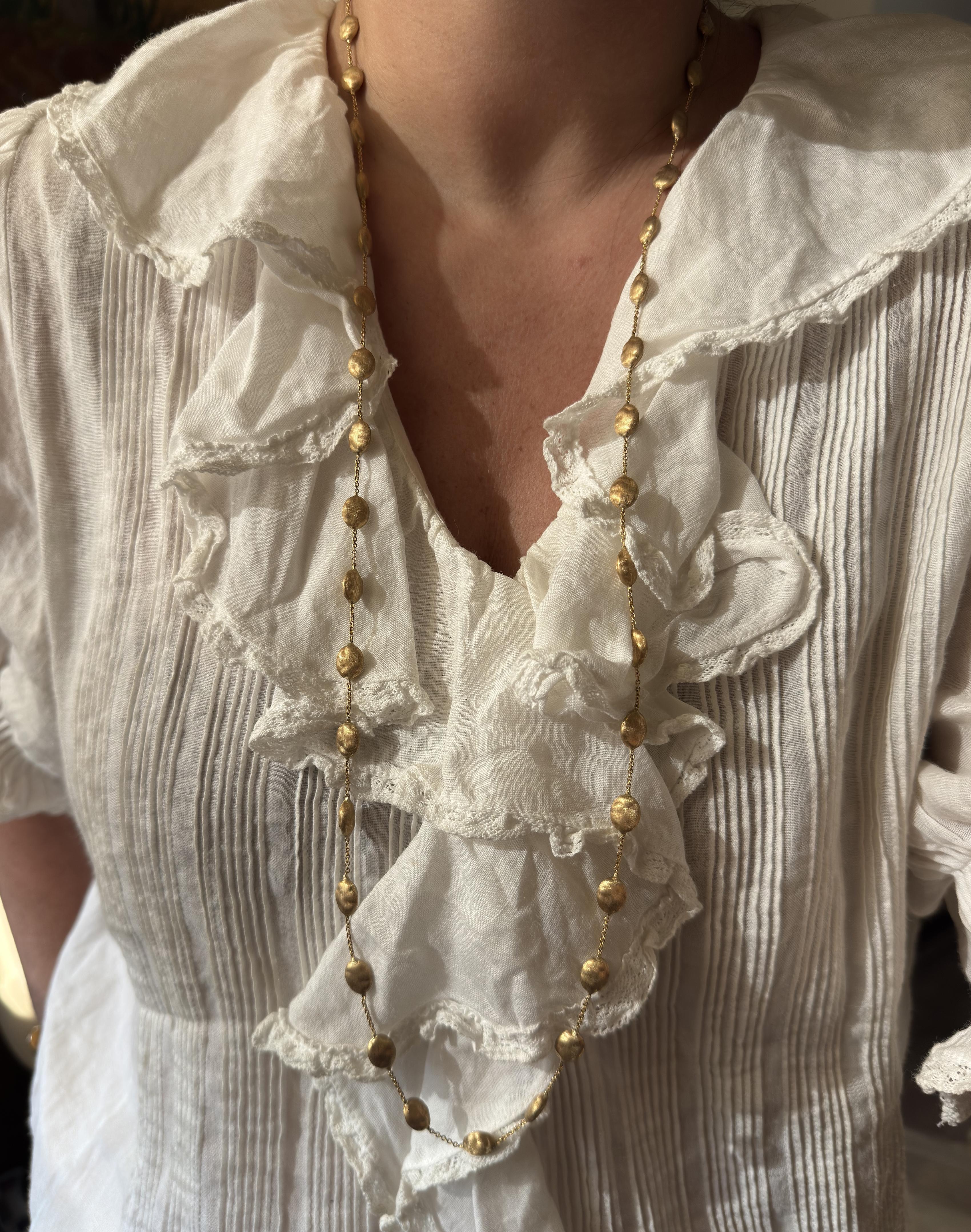 Marco Bicego Siviglia Gold Long Station Necklace