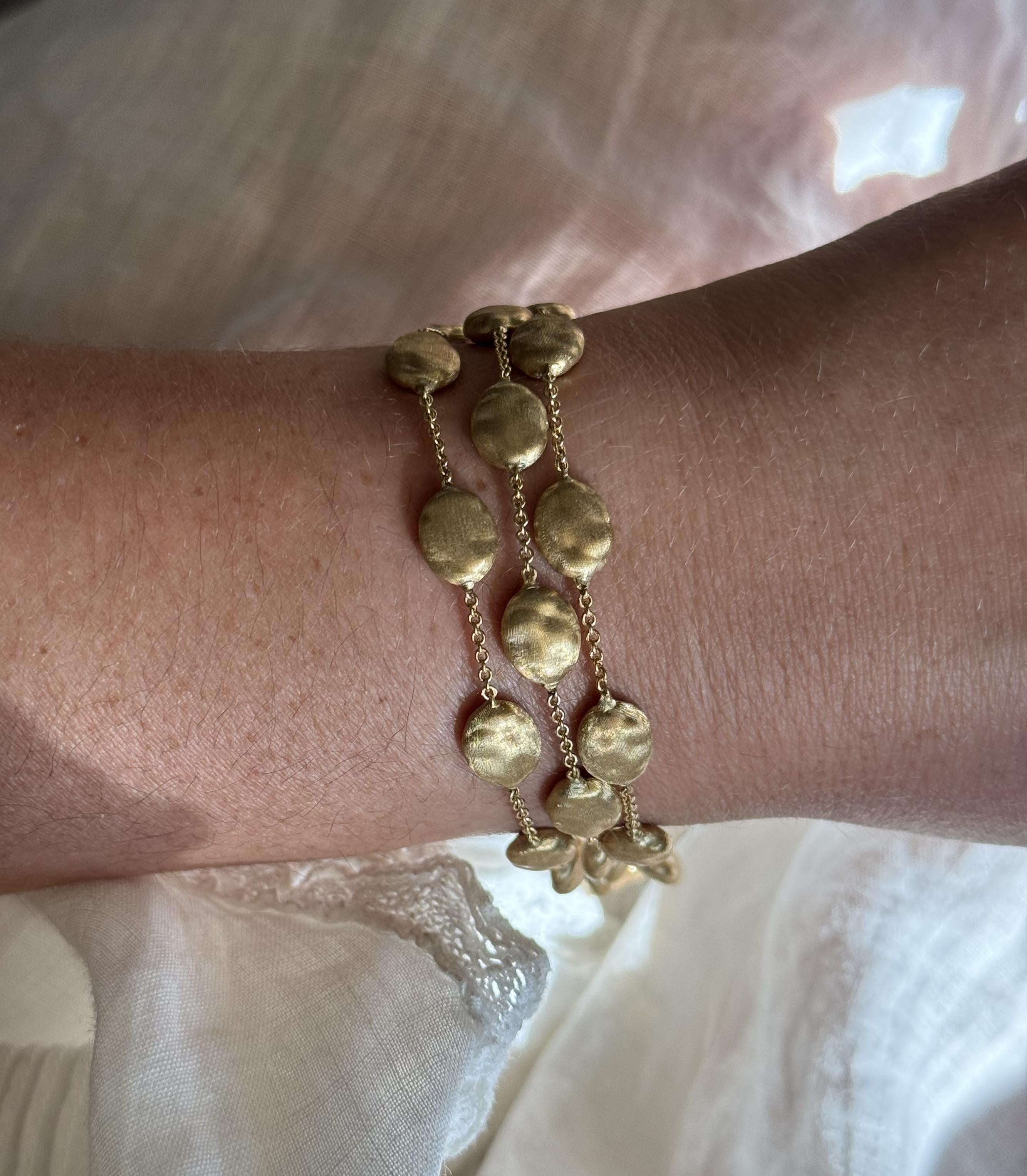 Marco Bicego Siviglia Gold Triple Strand Bracelet