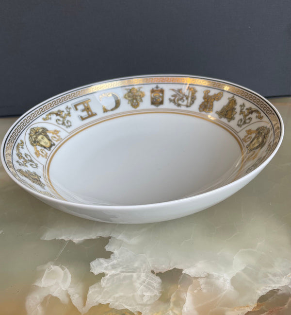 Versace by Rosenthal Virtus Gala White Soup Plate  118569