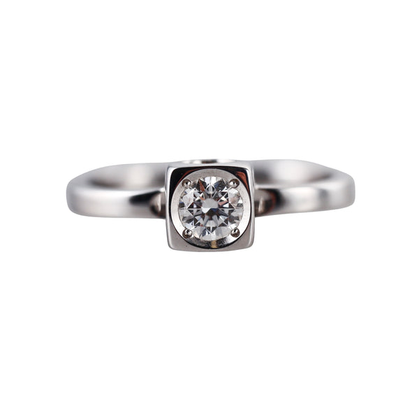 Dinh Van Le Cube Diamond White Gold Large Ring