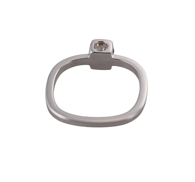 Dinh Van Le Cube Diamond White Gold Small Ring