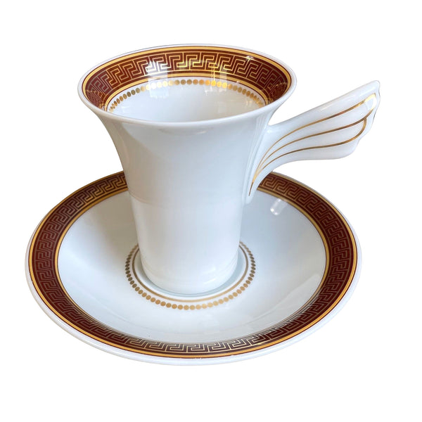 Versace by Rosenthal La Medusa Espresso Cup with Saucer 020934