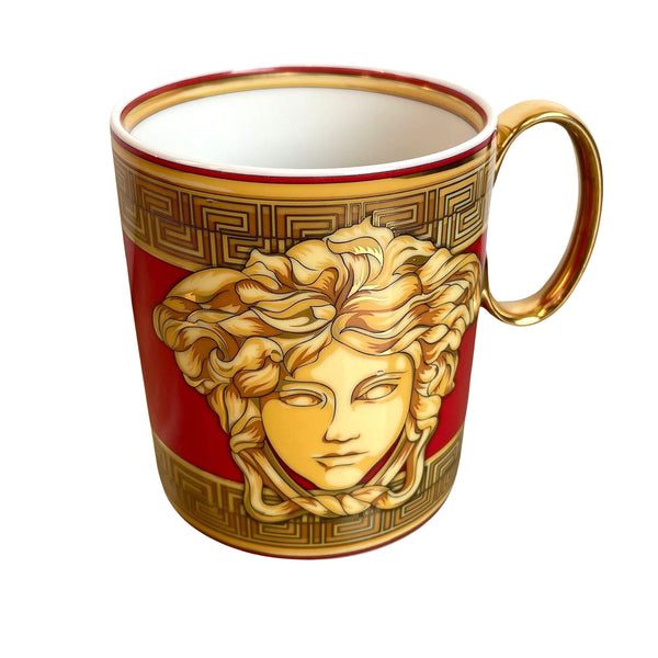 Versace by Rosenthal Medusa Amplified Golden Coin Mug With Handle 118633