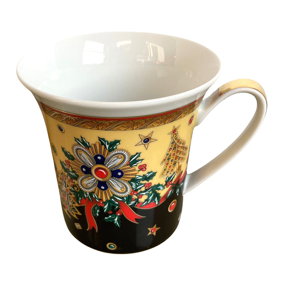 Versace by Rosenthal Christmas Blooms Mug With Handle 088103