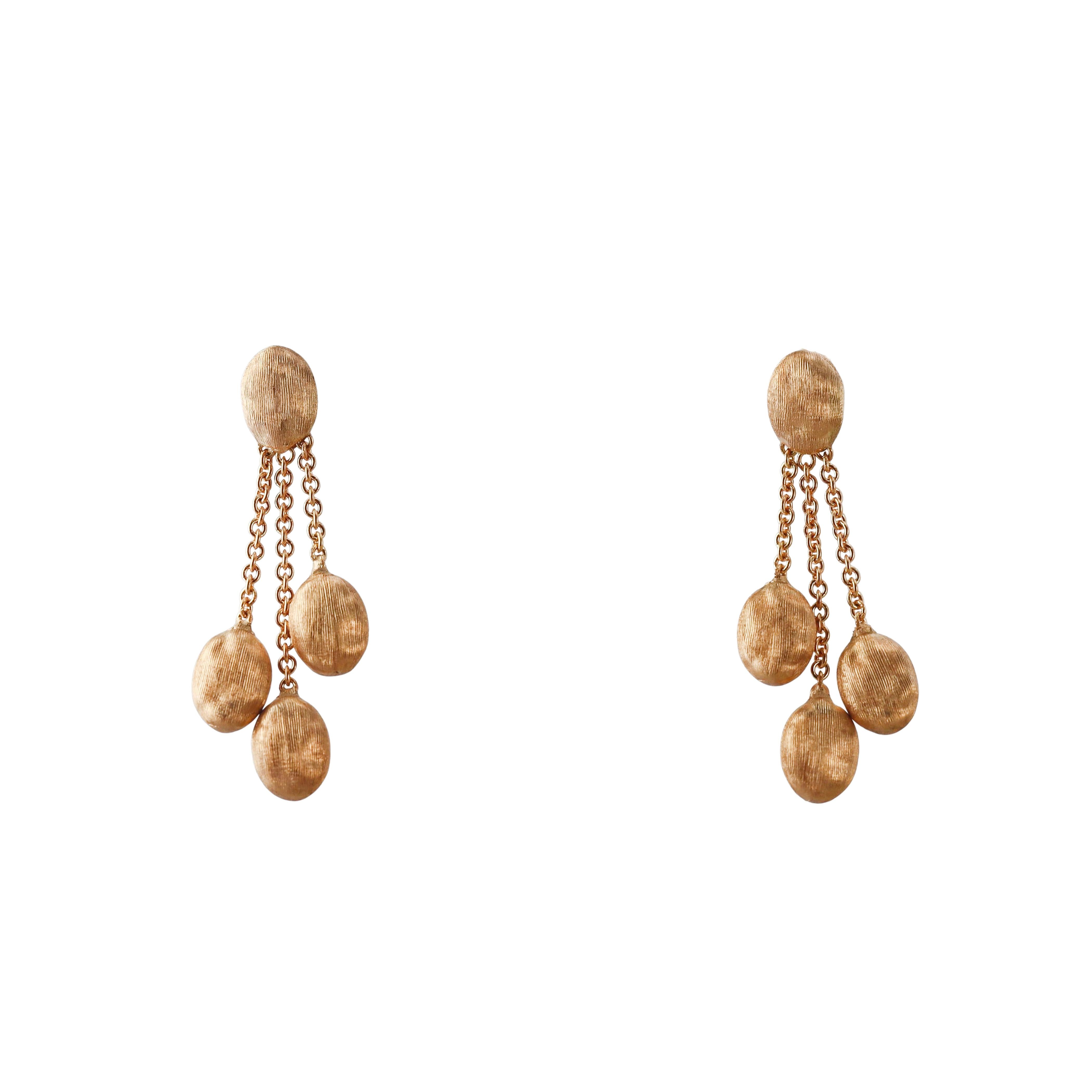 Marco Bicego Siviglia Gold Triple Drop Earrings