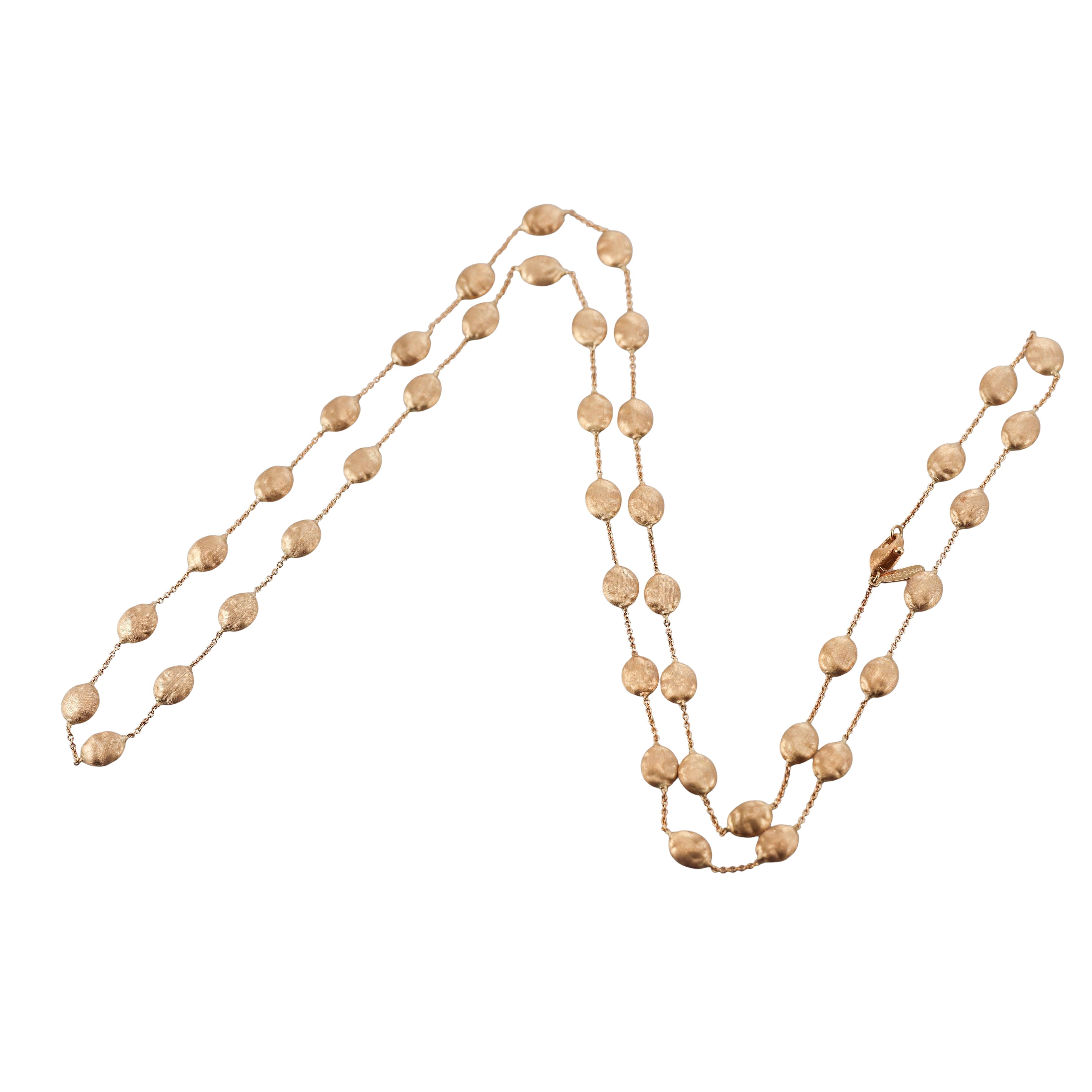 Marco Bicego Siviglia Gold Long Station Necklace