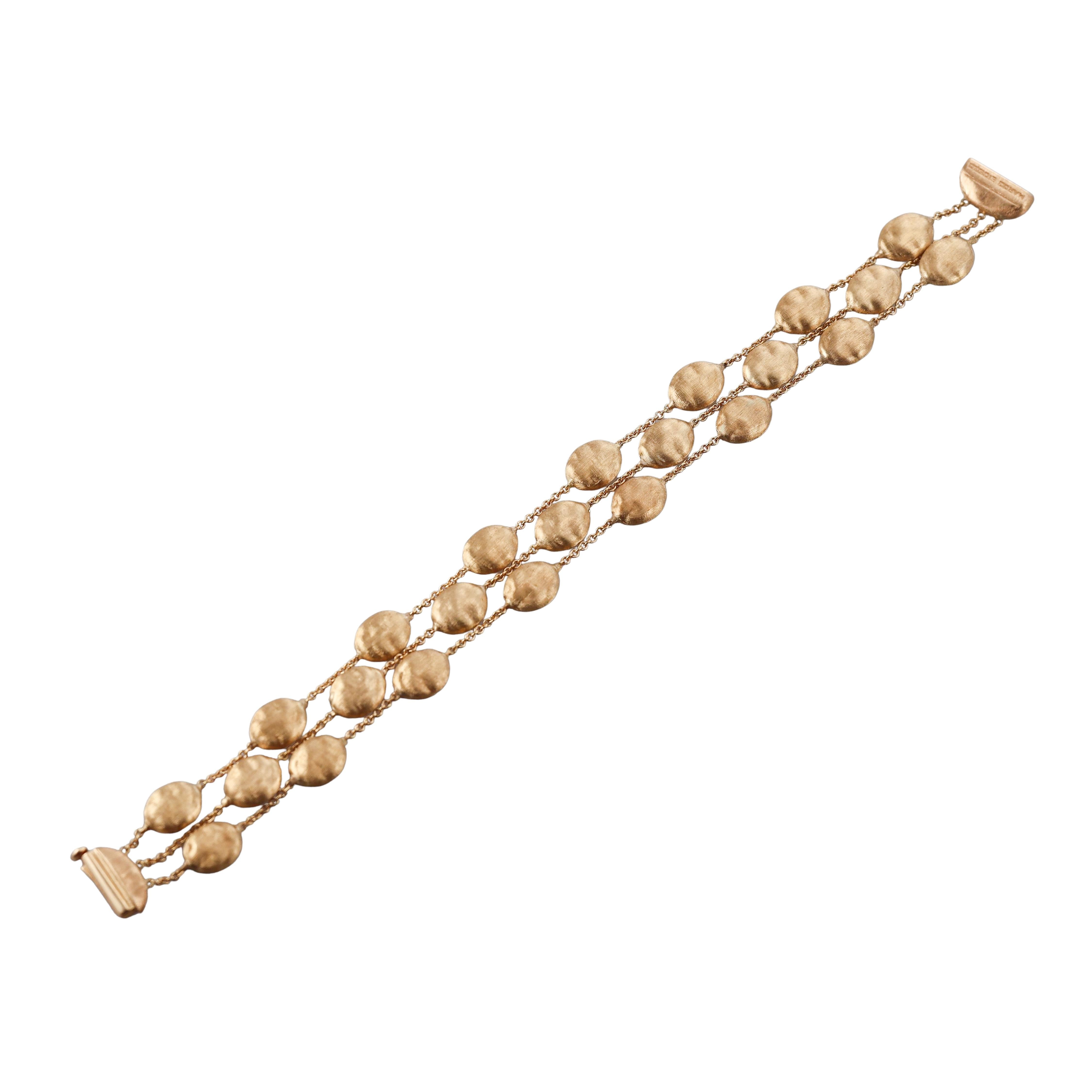 Marco Bicego Siviglia Gold Triple Strand Bracelet