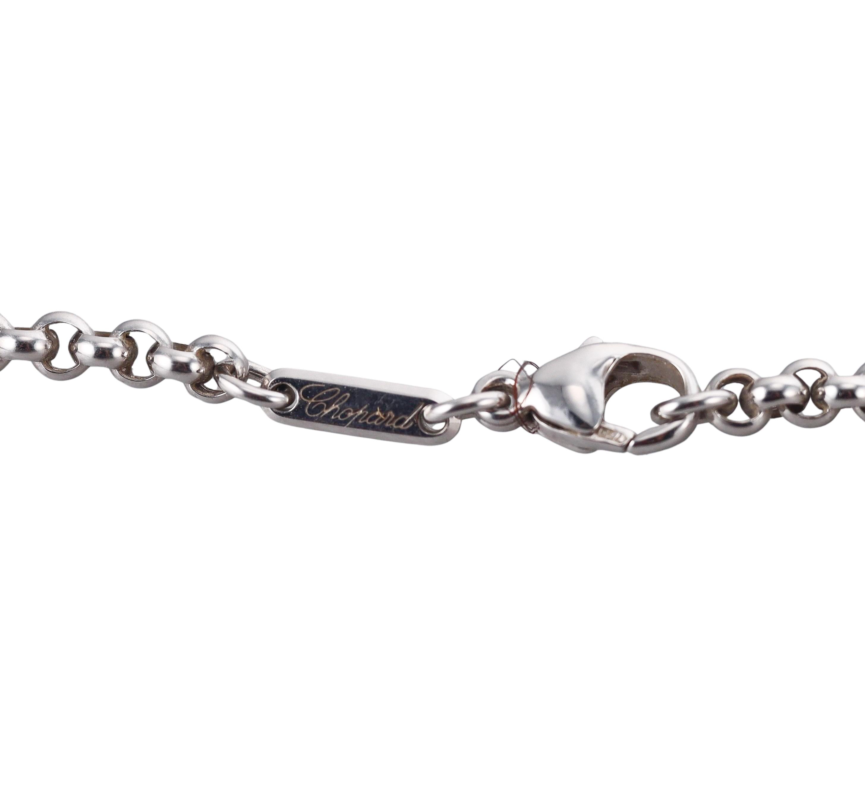 Chopard Happy Hearts Diamond Gold Pendant Necklace 794516-1001