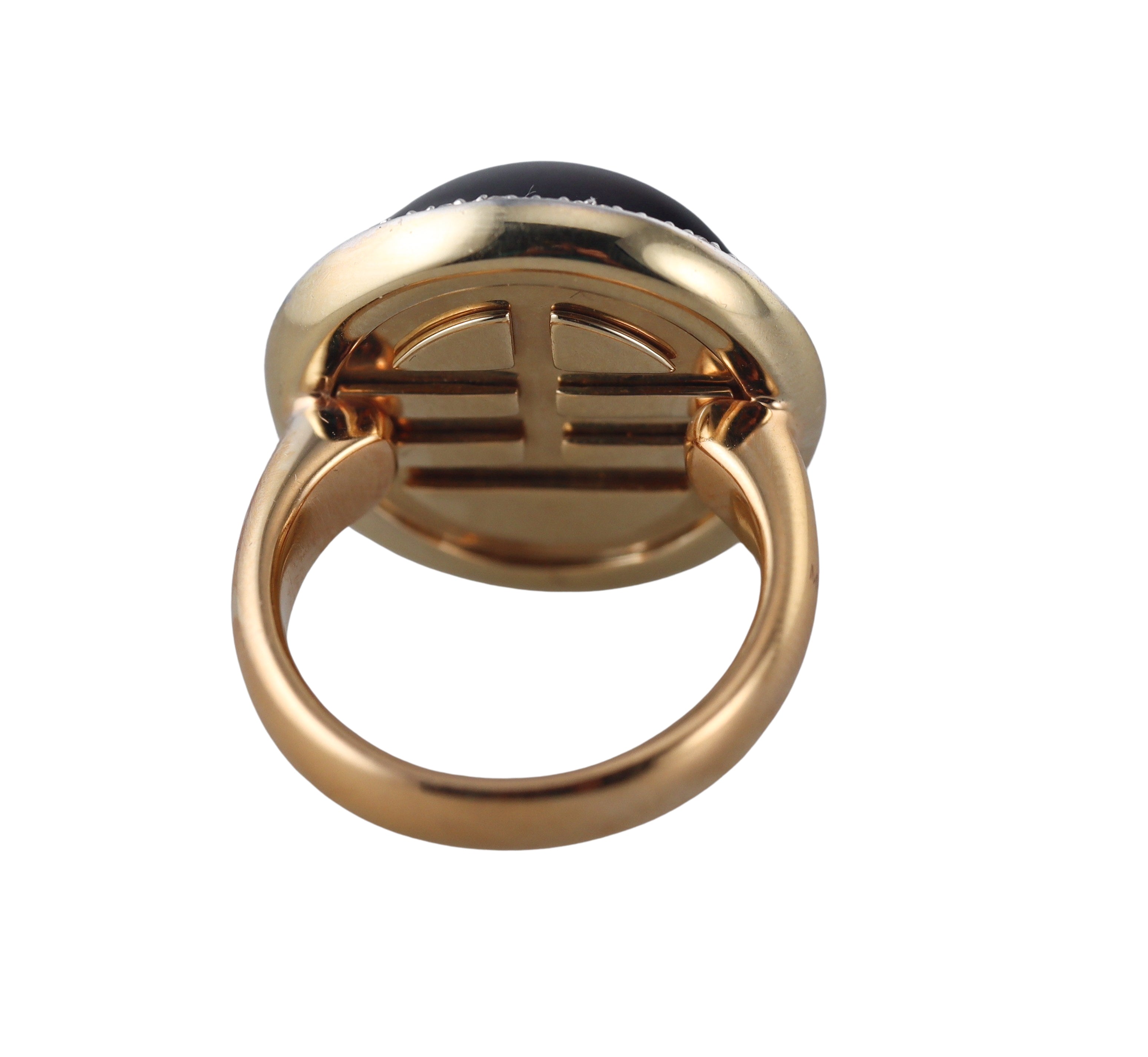 Mimi Milano Shan Teki Amethyst Diamond 18k Gold Ring