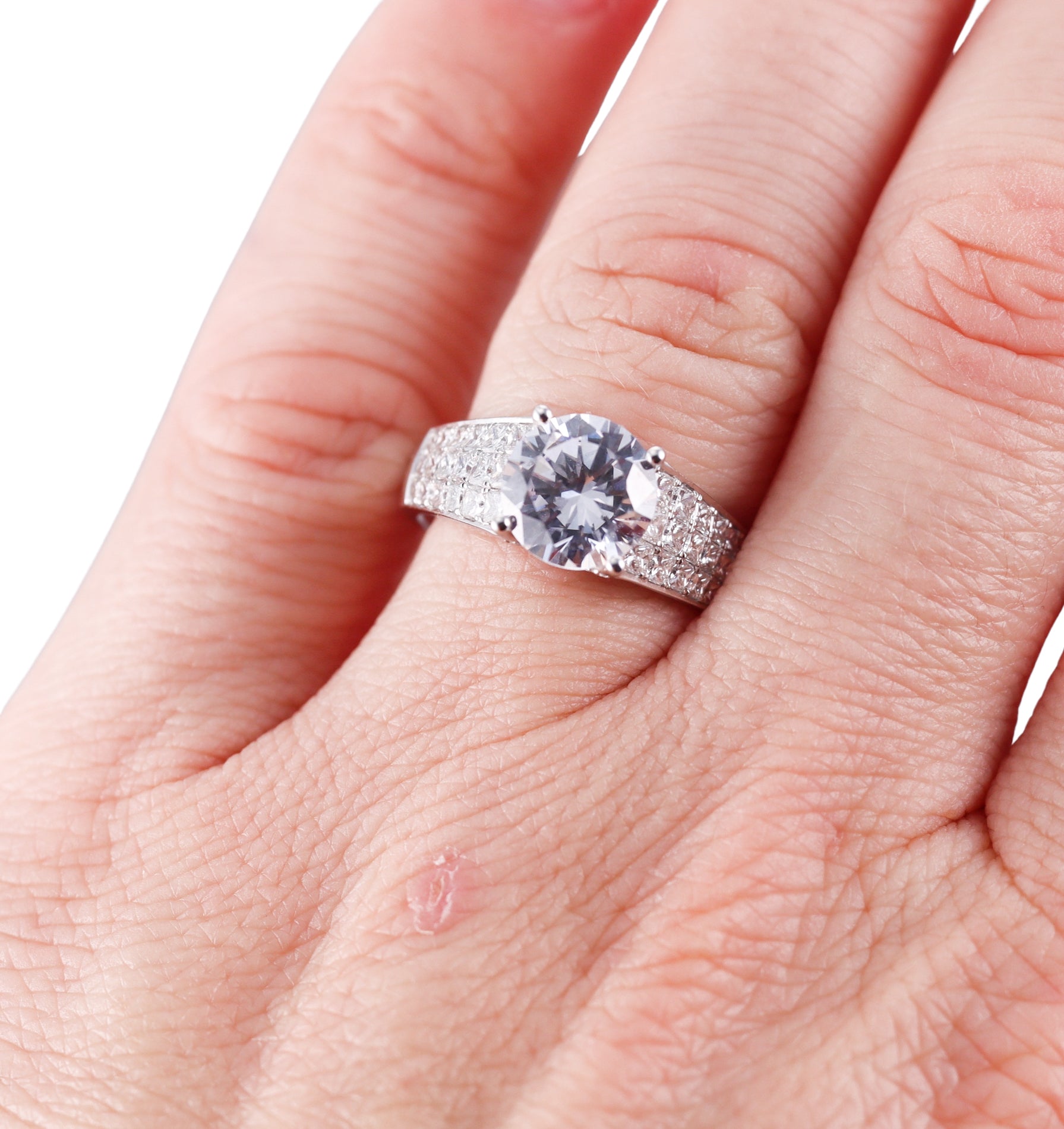 Simon G Gold Engagement Ring