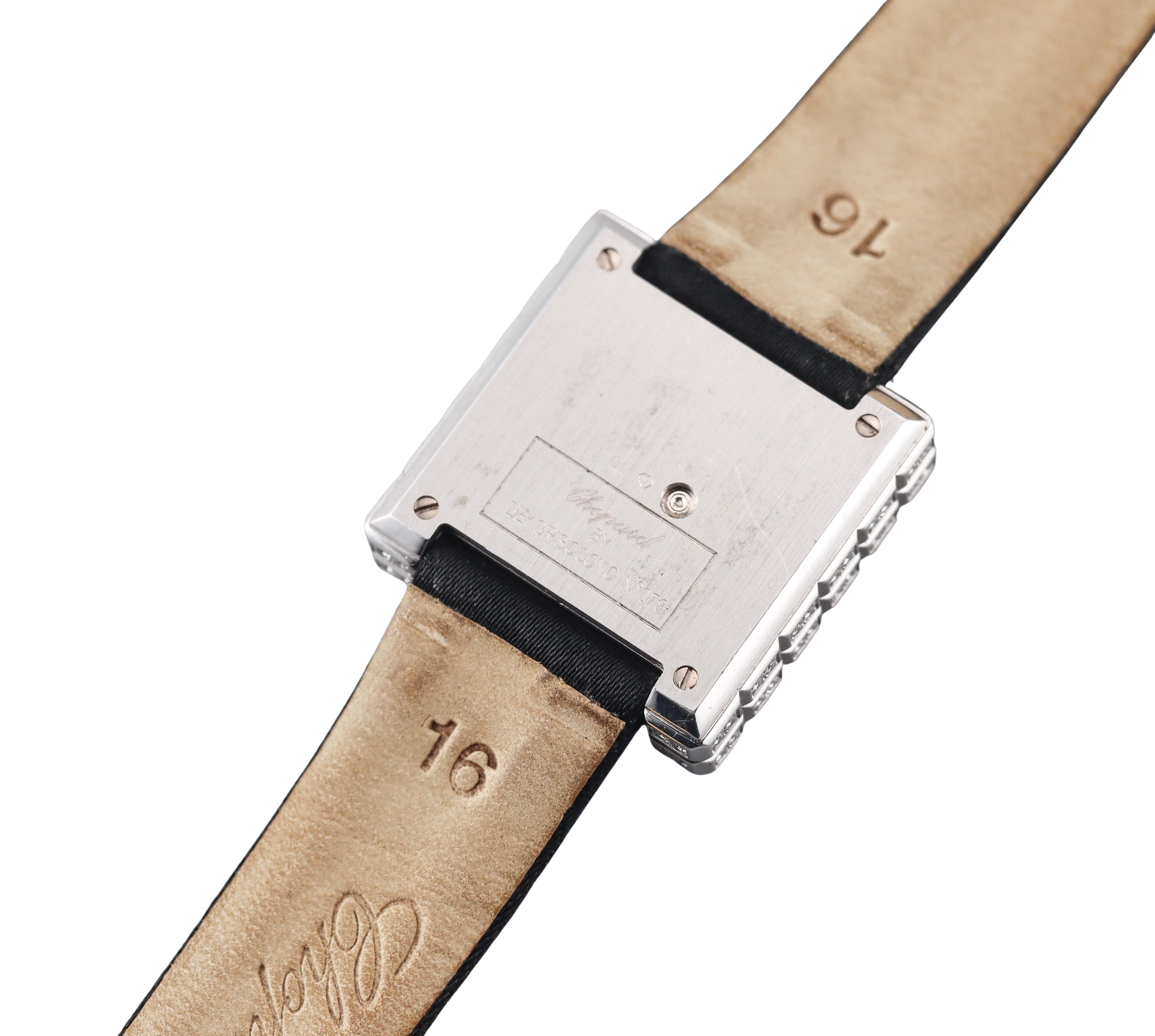 Chopard Ice Cube Diamond White Gold Ladies Watch 13/6815-20