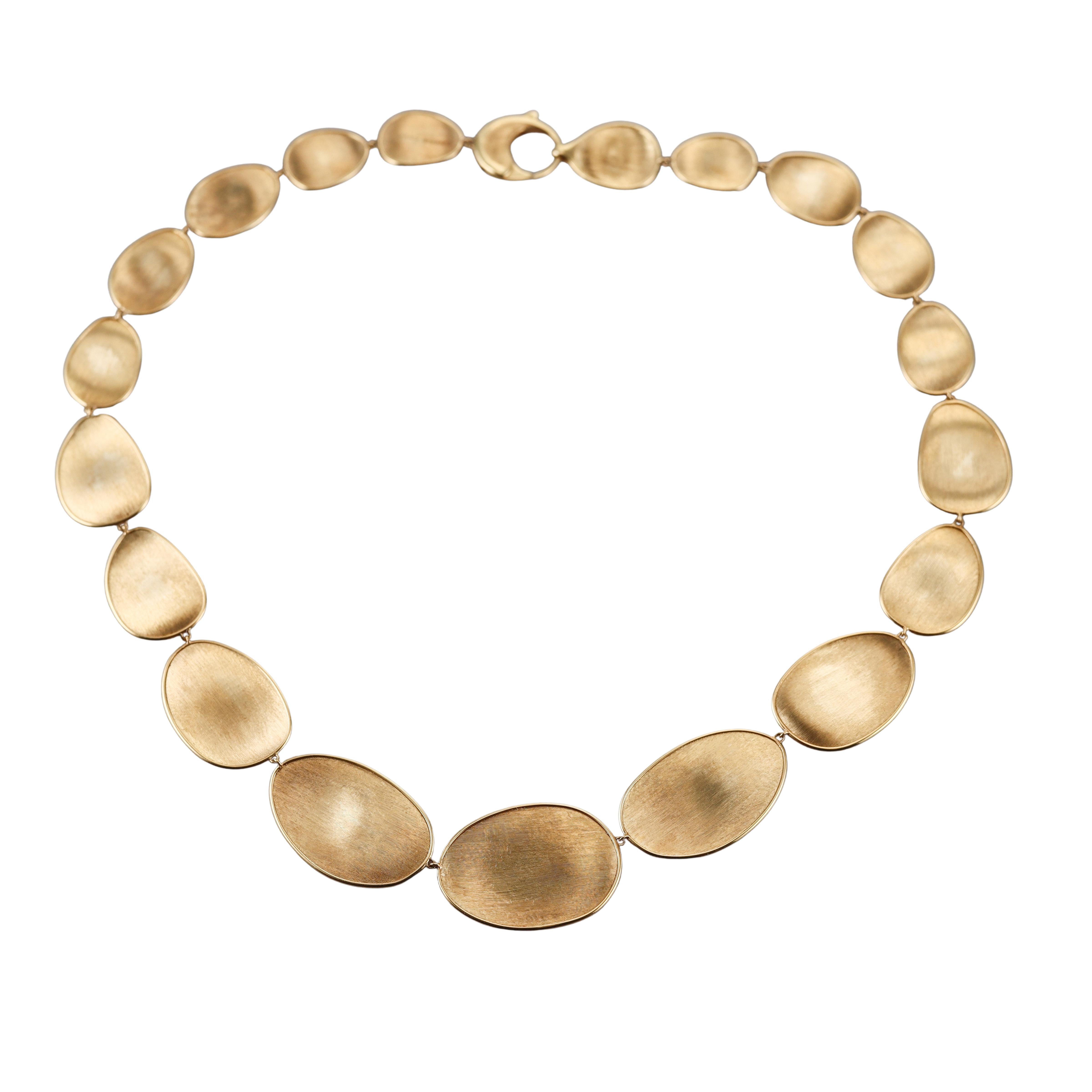 Marco Bicego Lunaria Gold Graduated Necklace