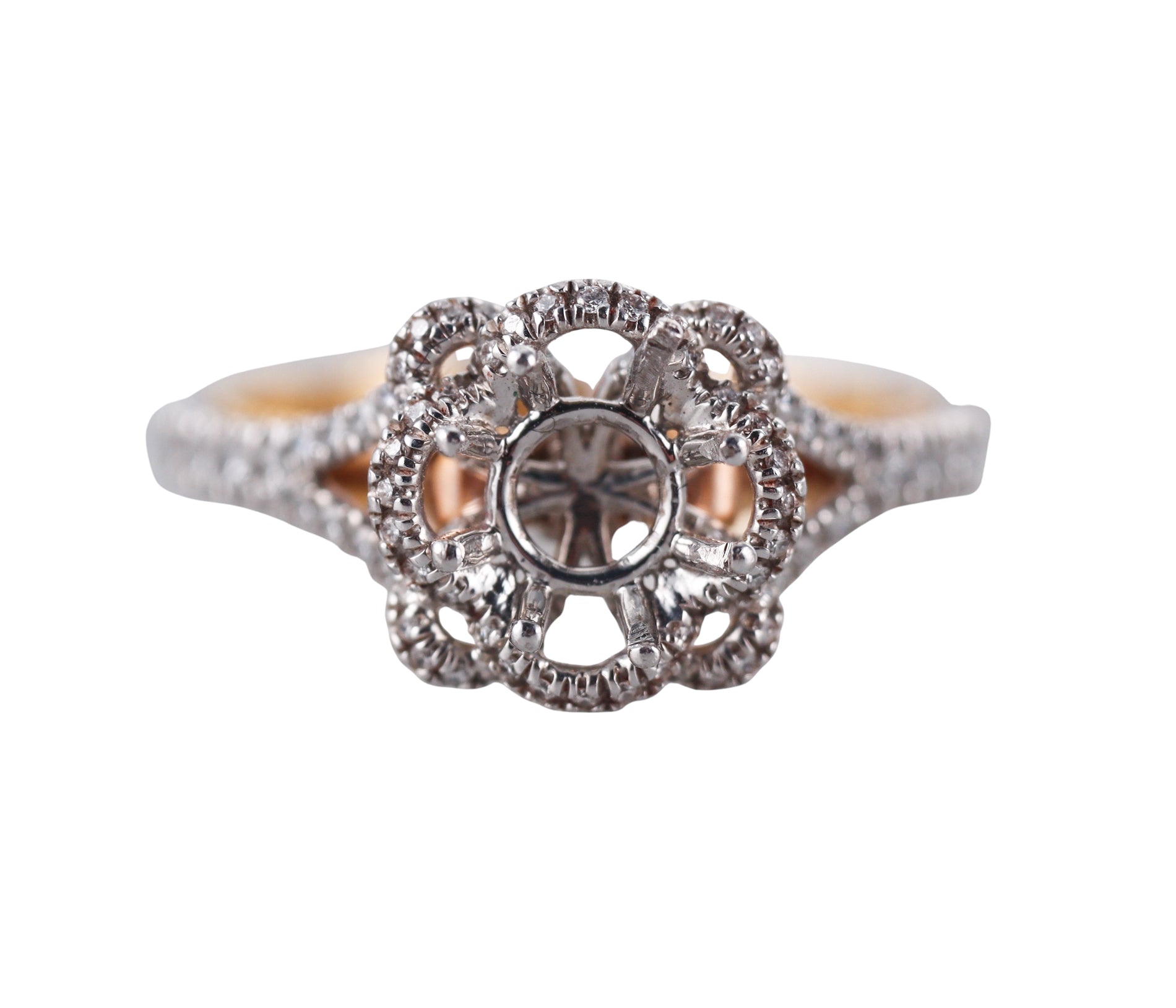 Verragio Gold Engagement Ring Setting
