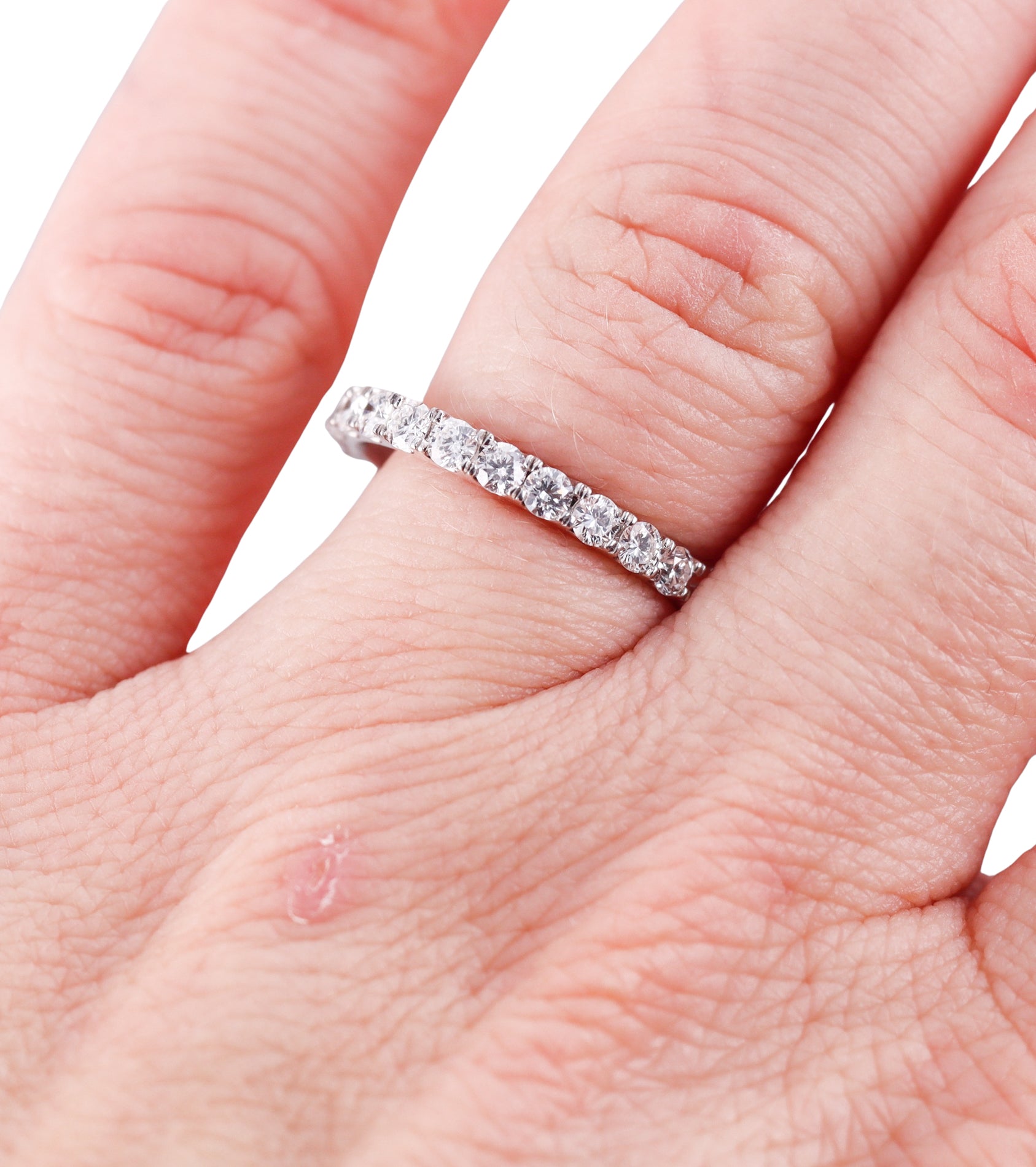 Verragio Gold Diamond Eternity Wedding Band Ring