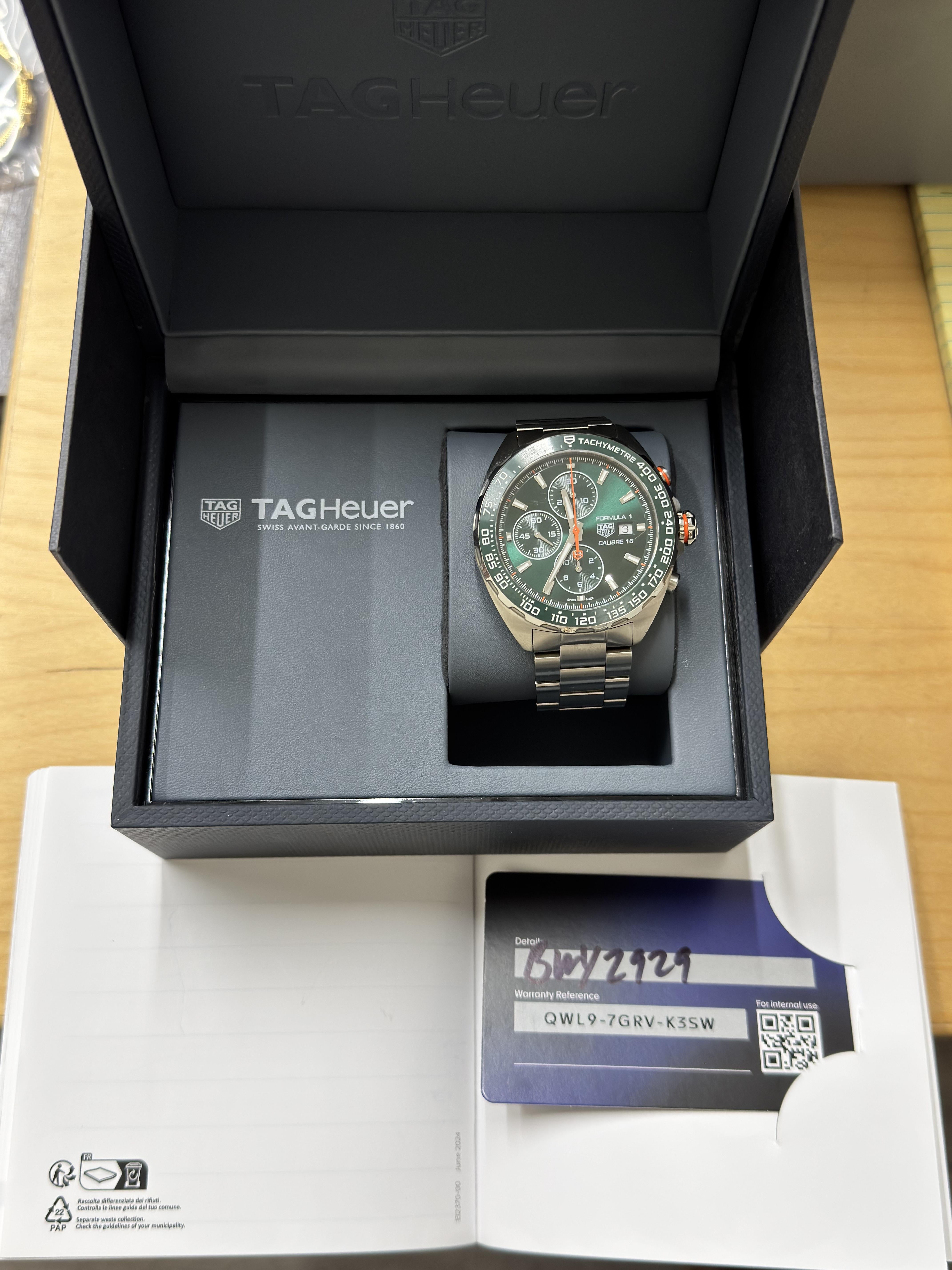 TAG Heuer Formula 1 Chronograph Automatic Watch CAZ201H