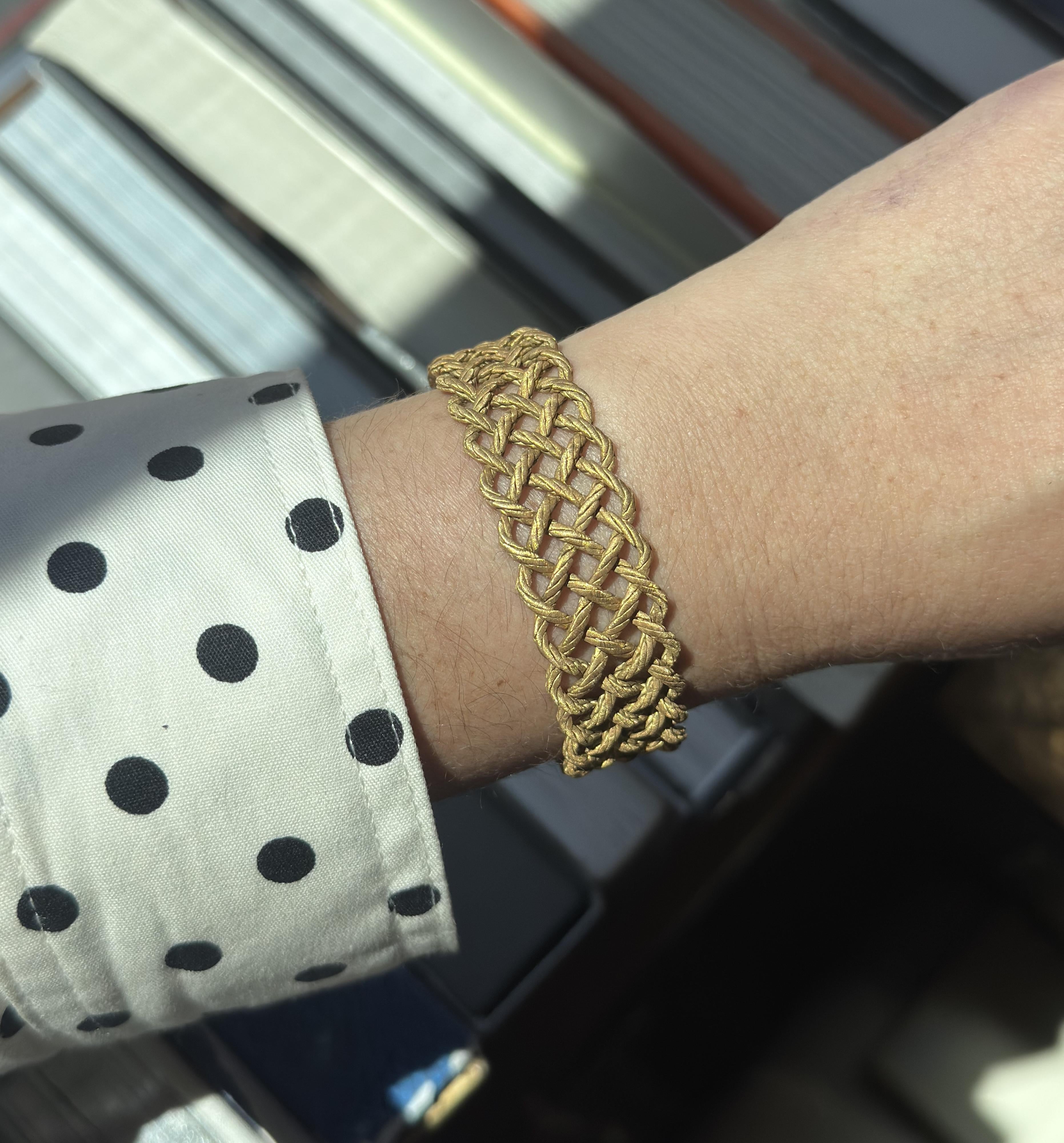 Buccellati Crepe De Chine Gold Bracelet