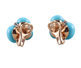 Pomellato Capri Diamond Turquoise Gold Earrings