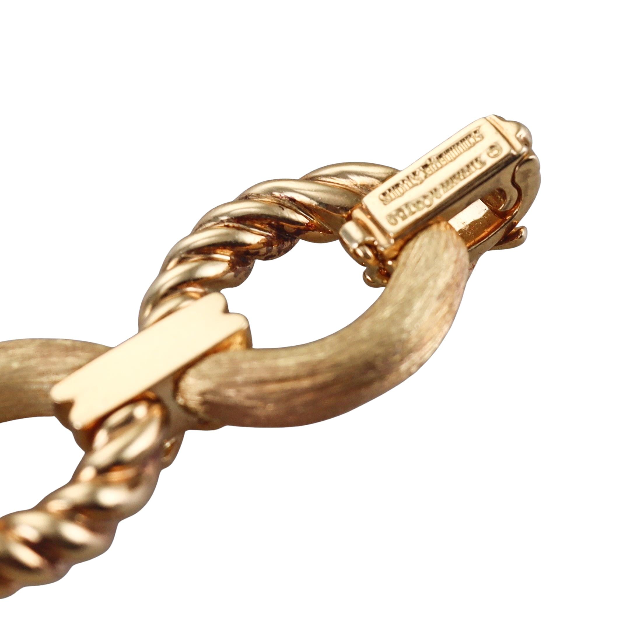 Tiffany & Co Schlumberger Gold Oval Link Bracelet