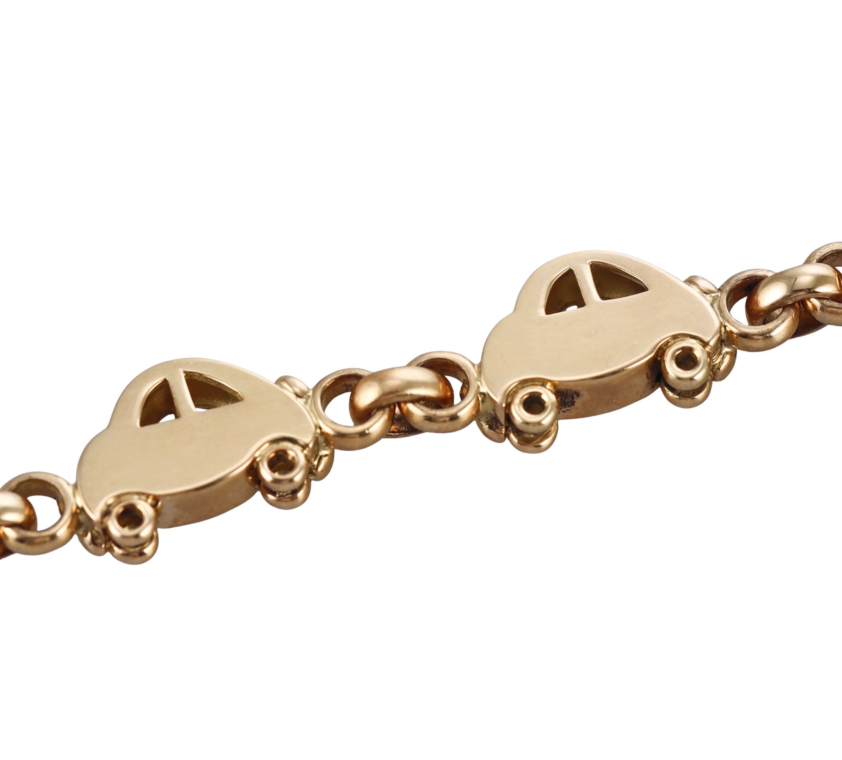 Chopard Happy Diamonds Ruby Sapphire Car Gold Bracelet 85/2431/16-20