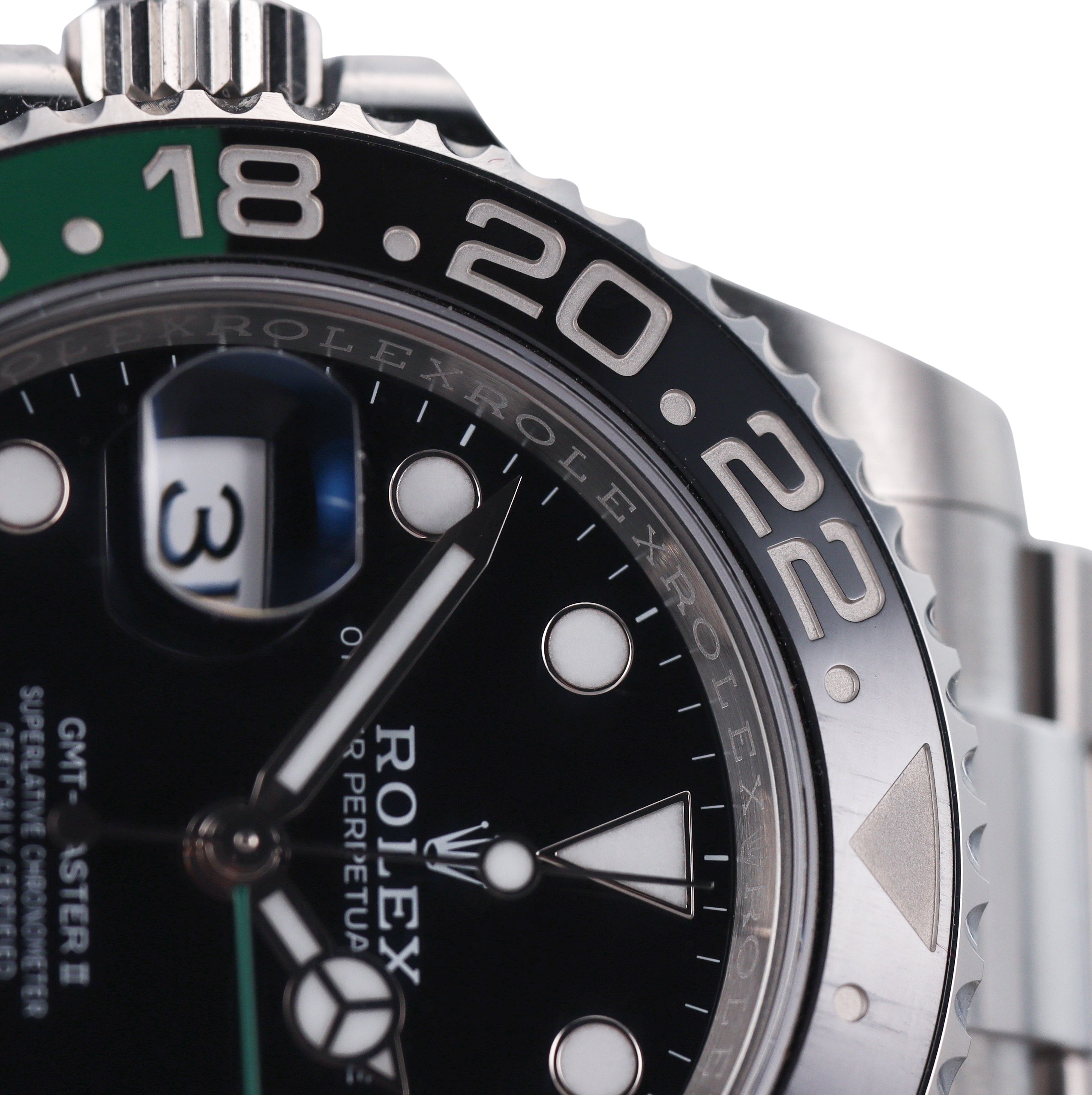 Rolex GMT-Master II Stainless Steel Sprite Men's Watch 126720