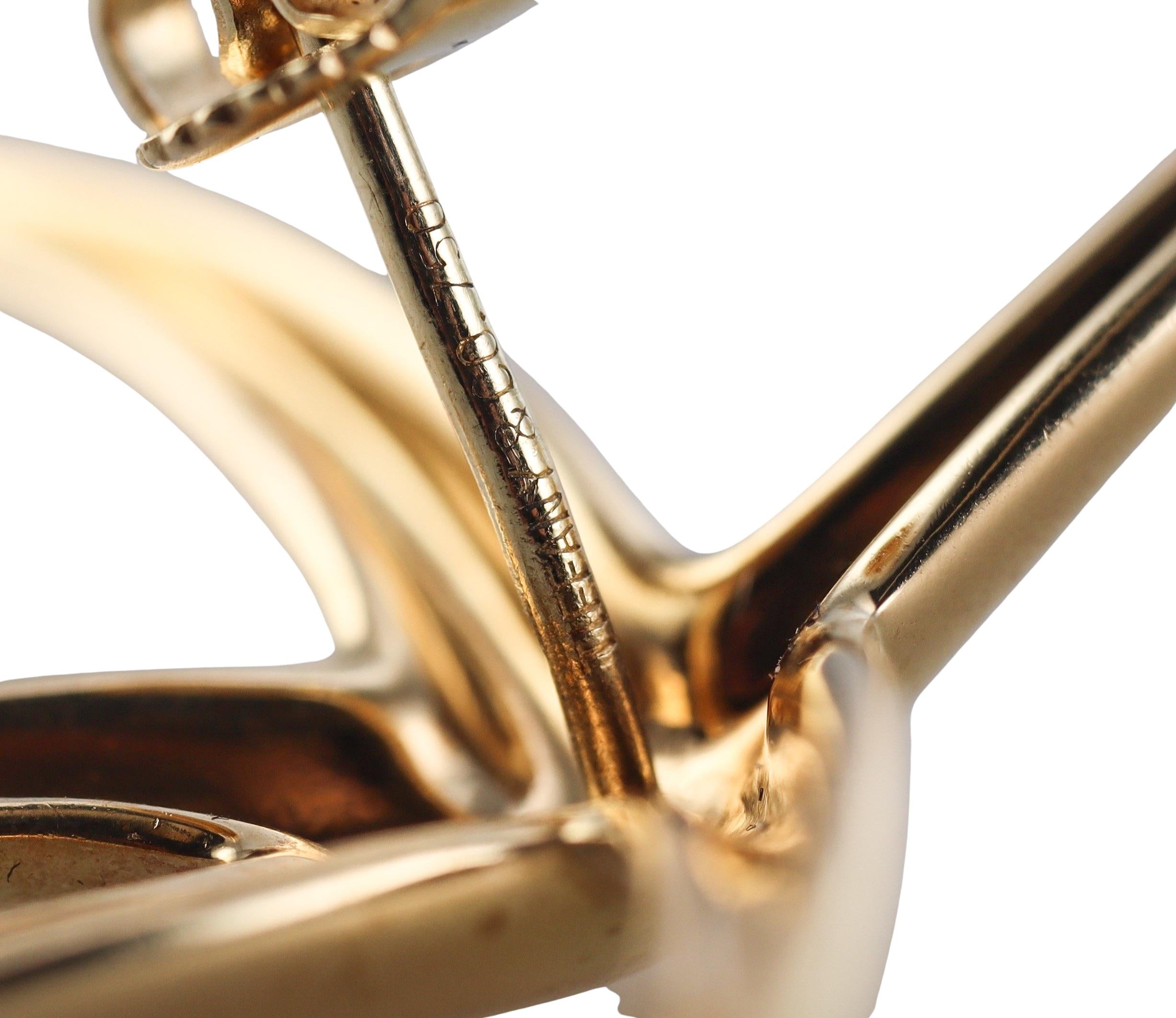 Tiffany & Co Elsa Peretti Gold Starfish Earrings