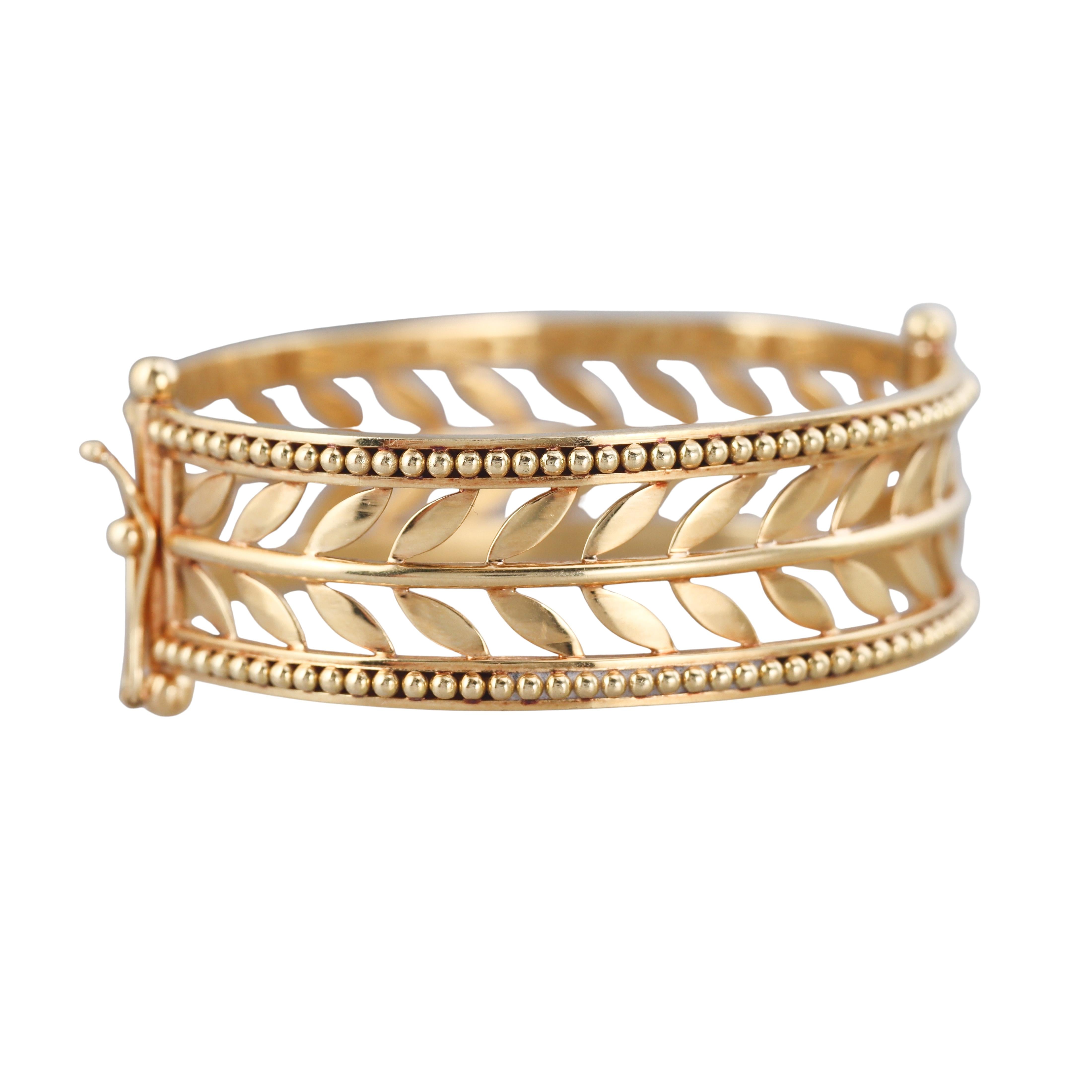 Temple St. Clair Vine Gold Bracelet