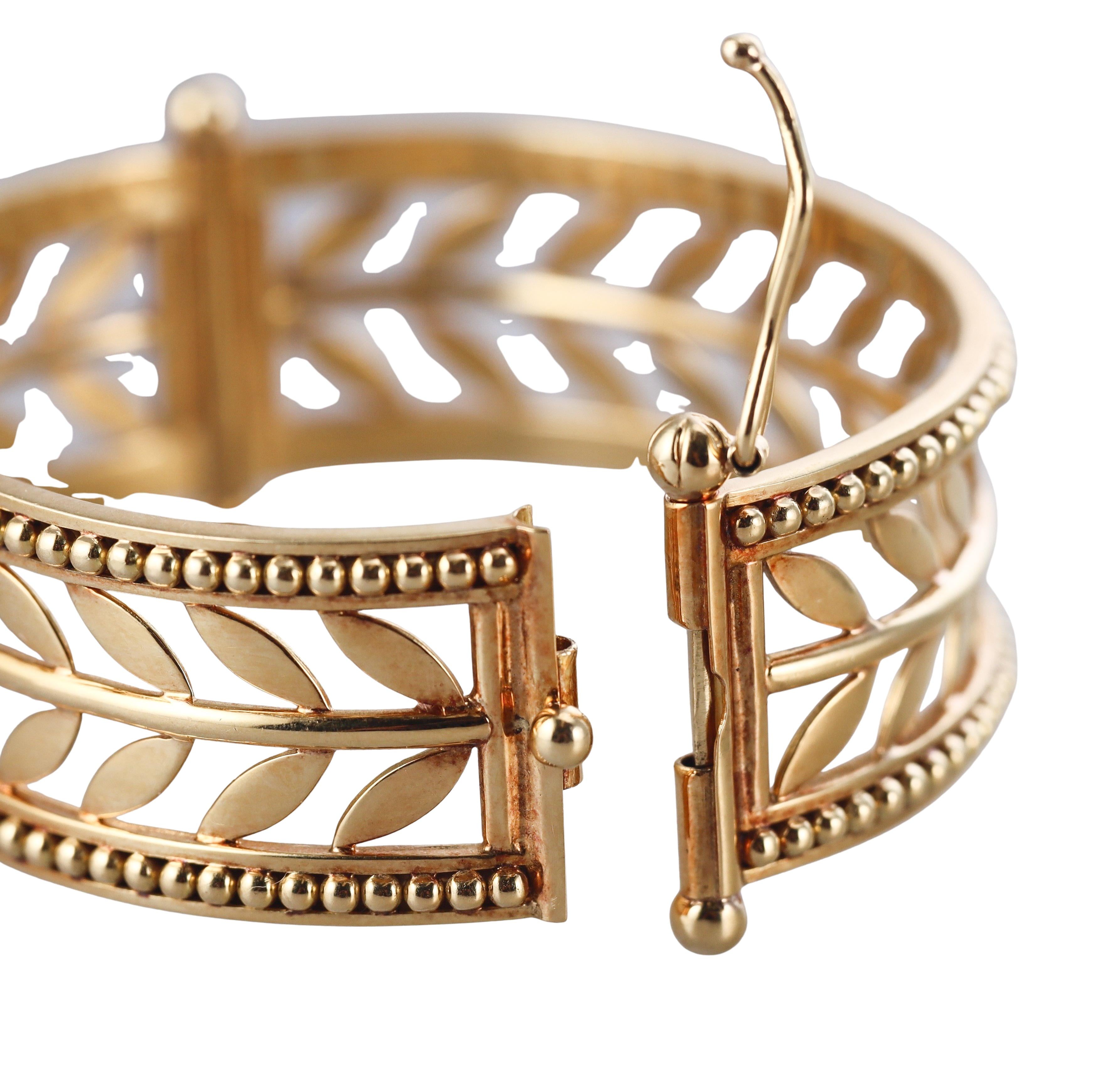 Temple St. Clair Vine Gold Bracelet