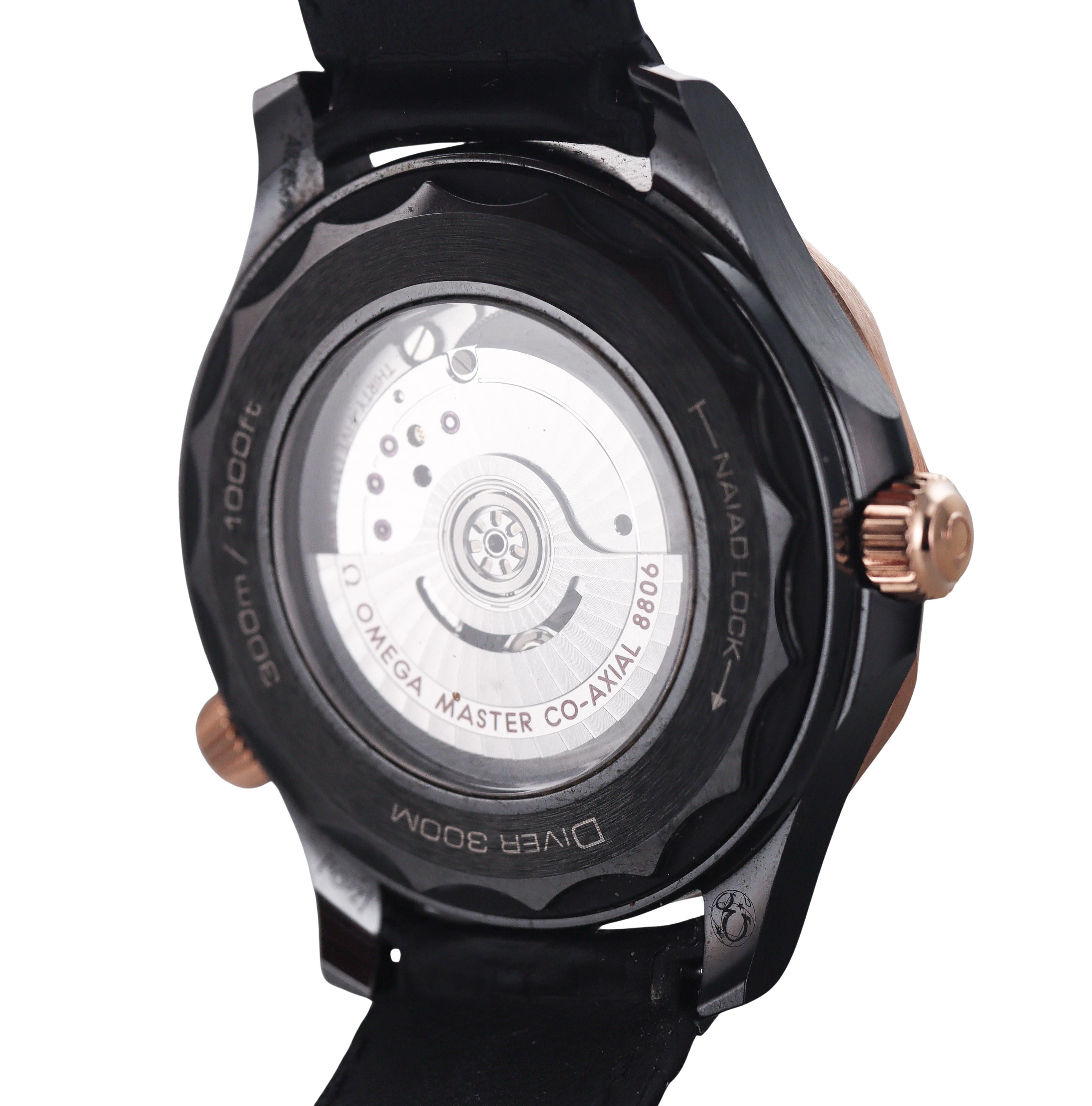 Omega Seamaster Diver 300m Ceramic Sedna Gold Automatic Watch  210.62.44.20.01.0