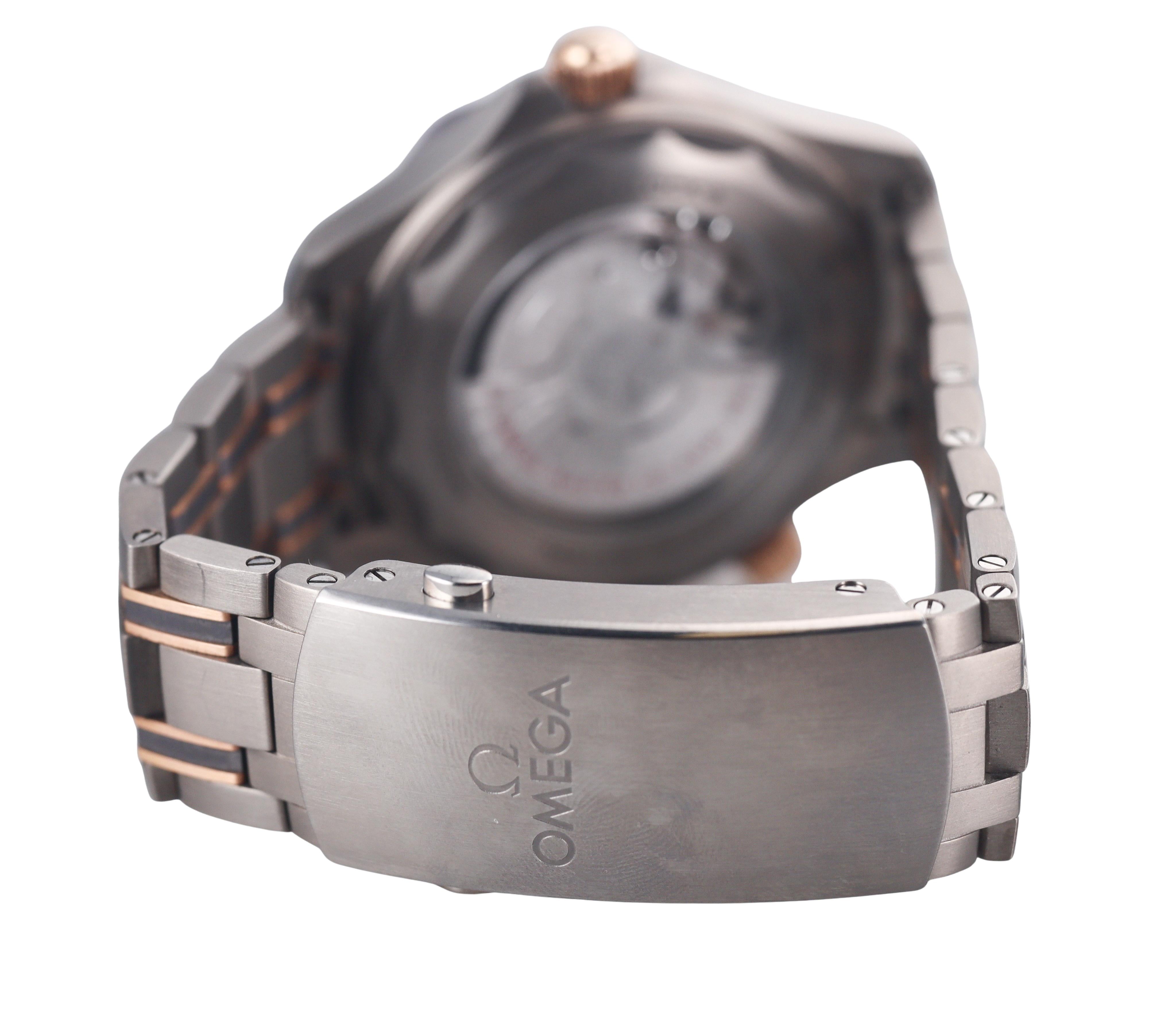 Omega Seamaster Diver 300 Titanium Sedna Gold Automatic Watch 21060422099001