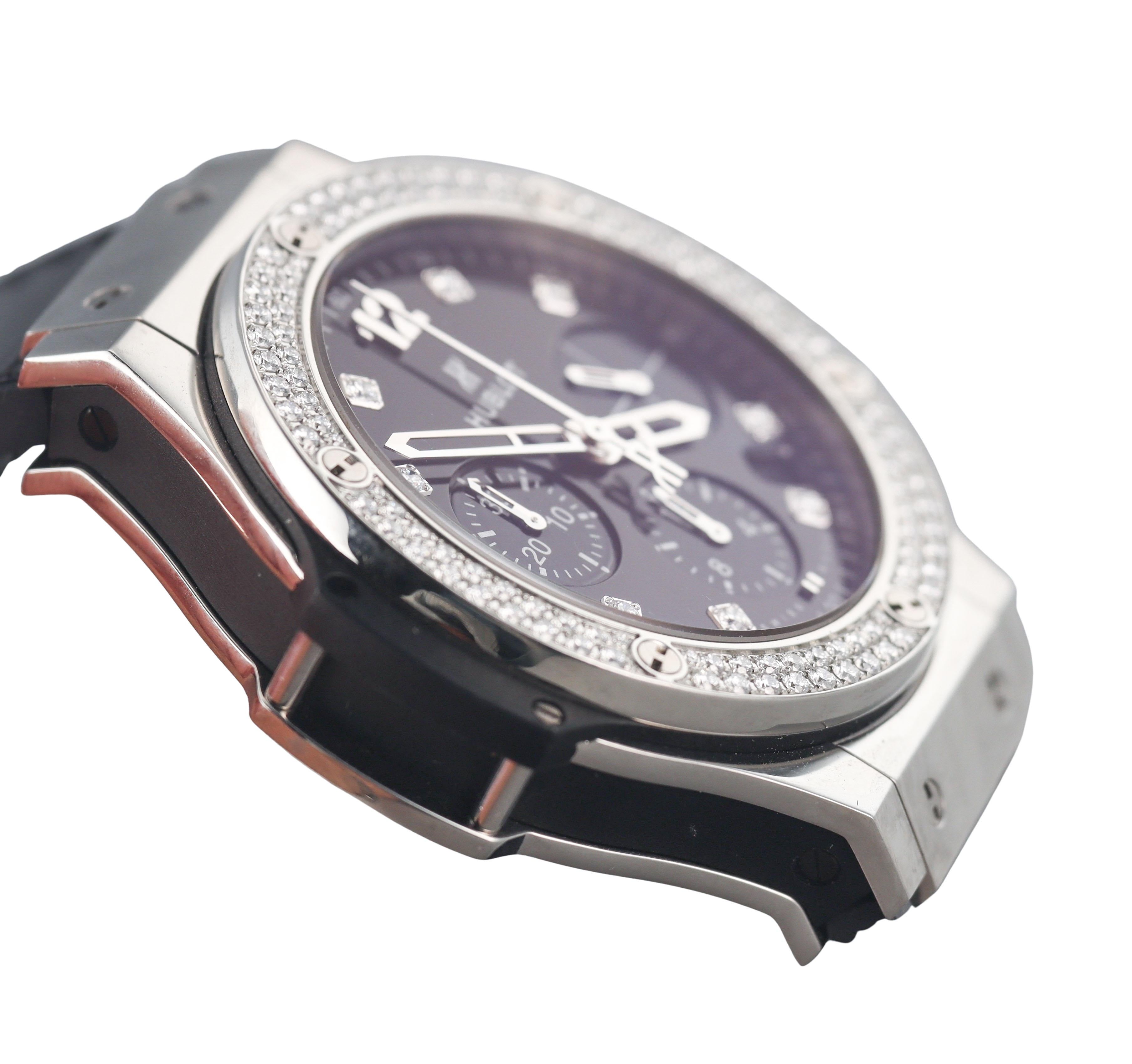 Hublot Big Bang Diamond Automatic Chronograph Watch 341.SX.1270.VR.1104