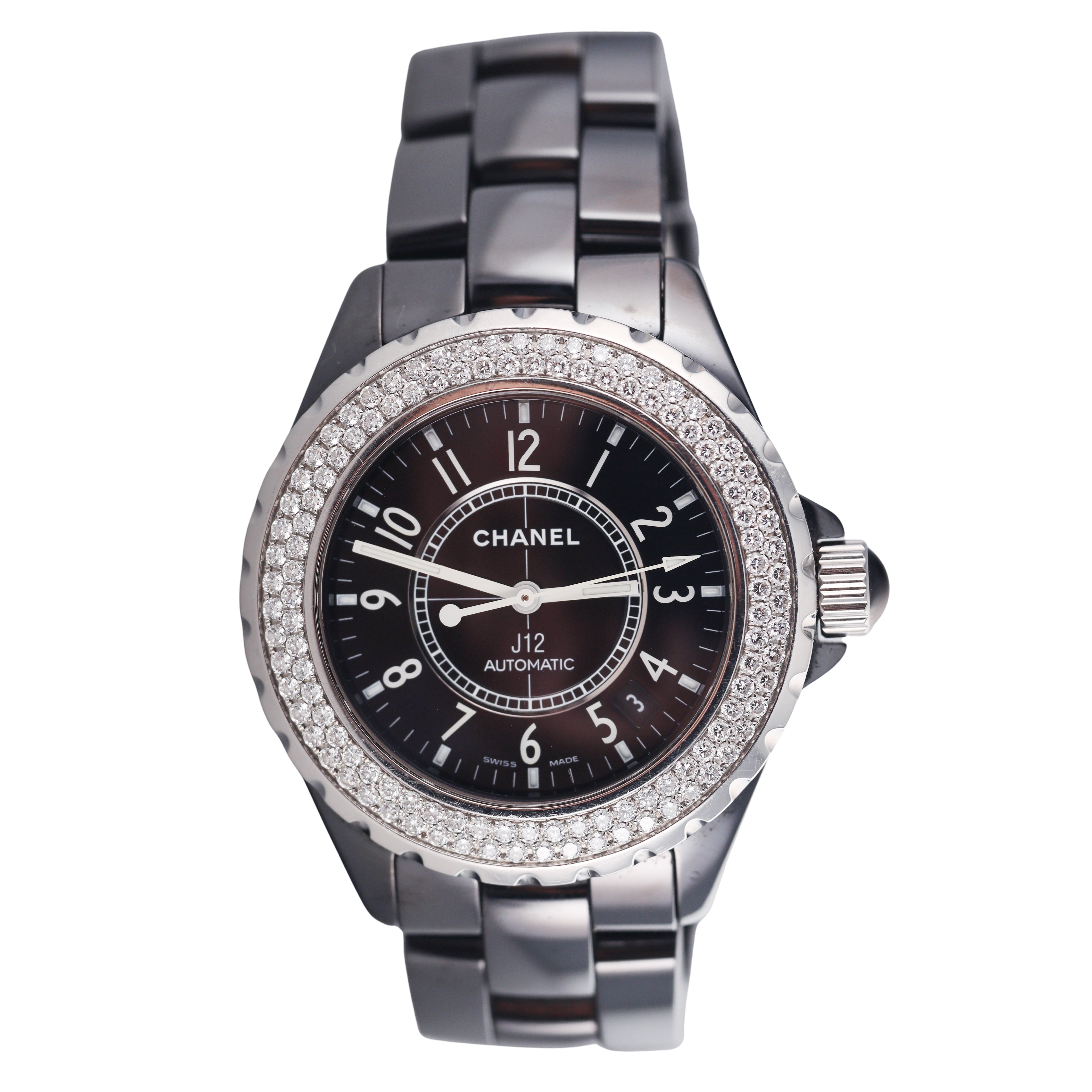 Chanel J12 Diamond Ceramic Watch H0950