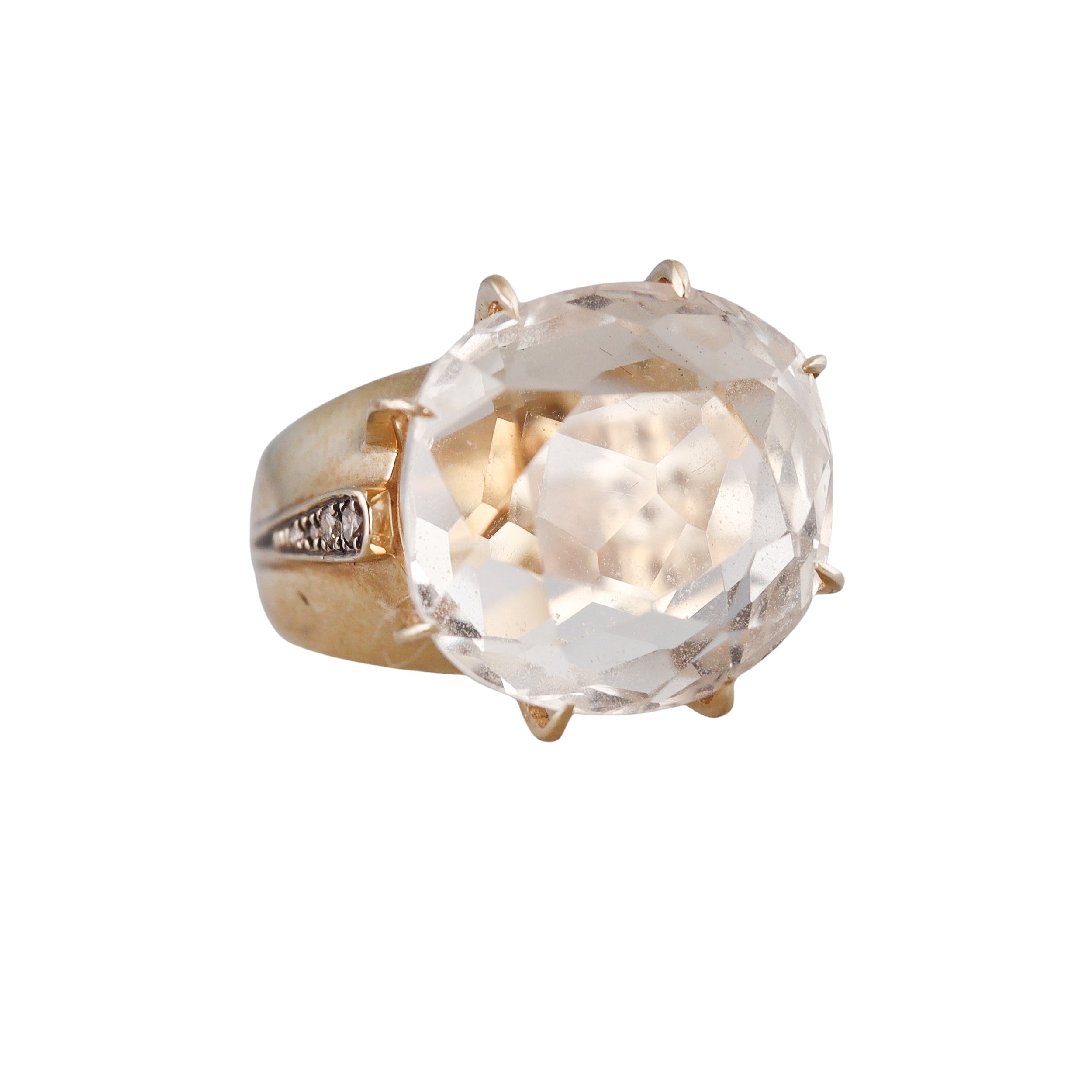 H. Stern Moonlight Noble Gold Crystal Diamond Ring