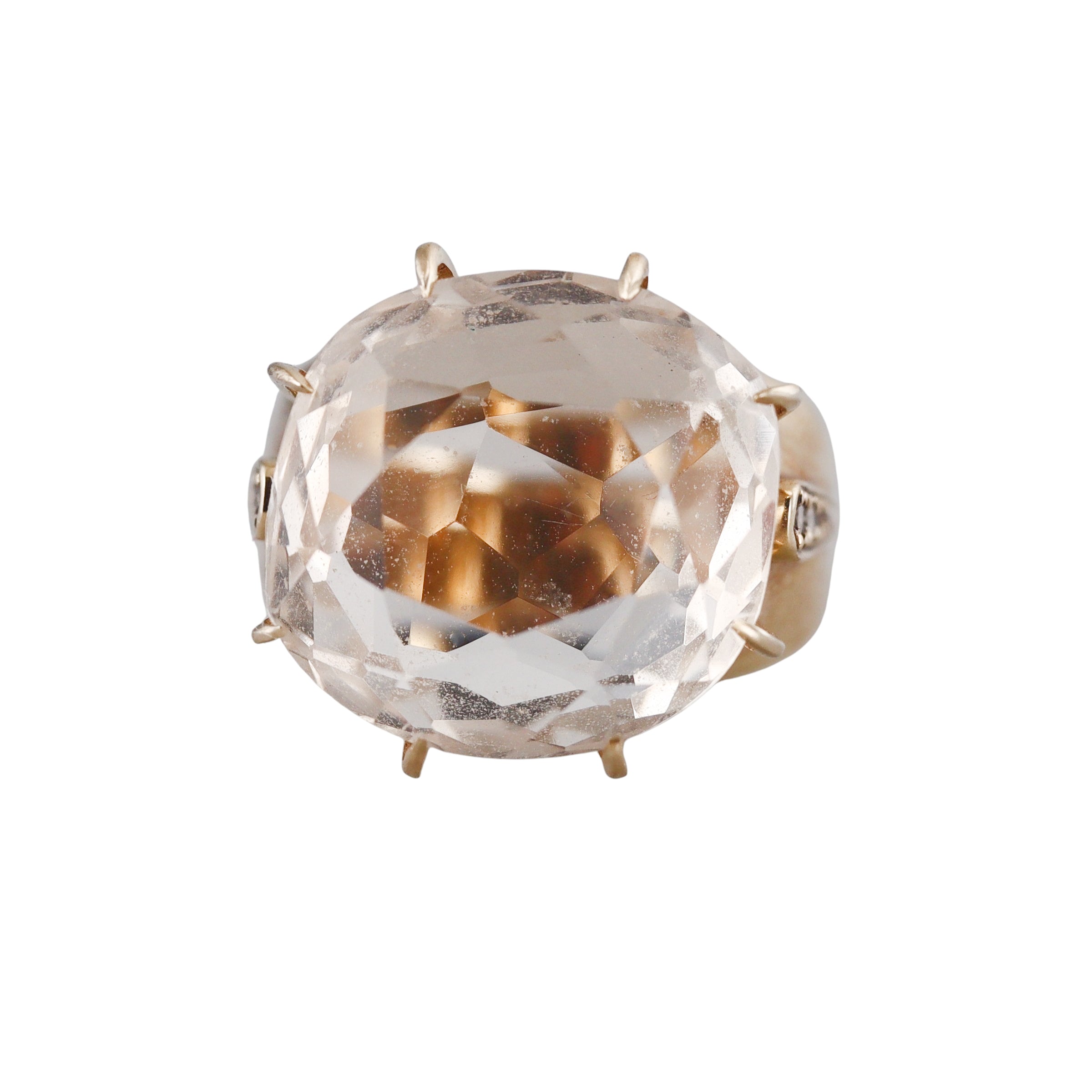 H. Stern Moonlight Noble Gold Crystal Diamond Ring