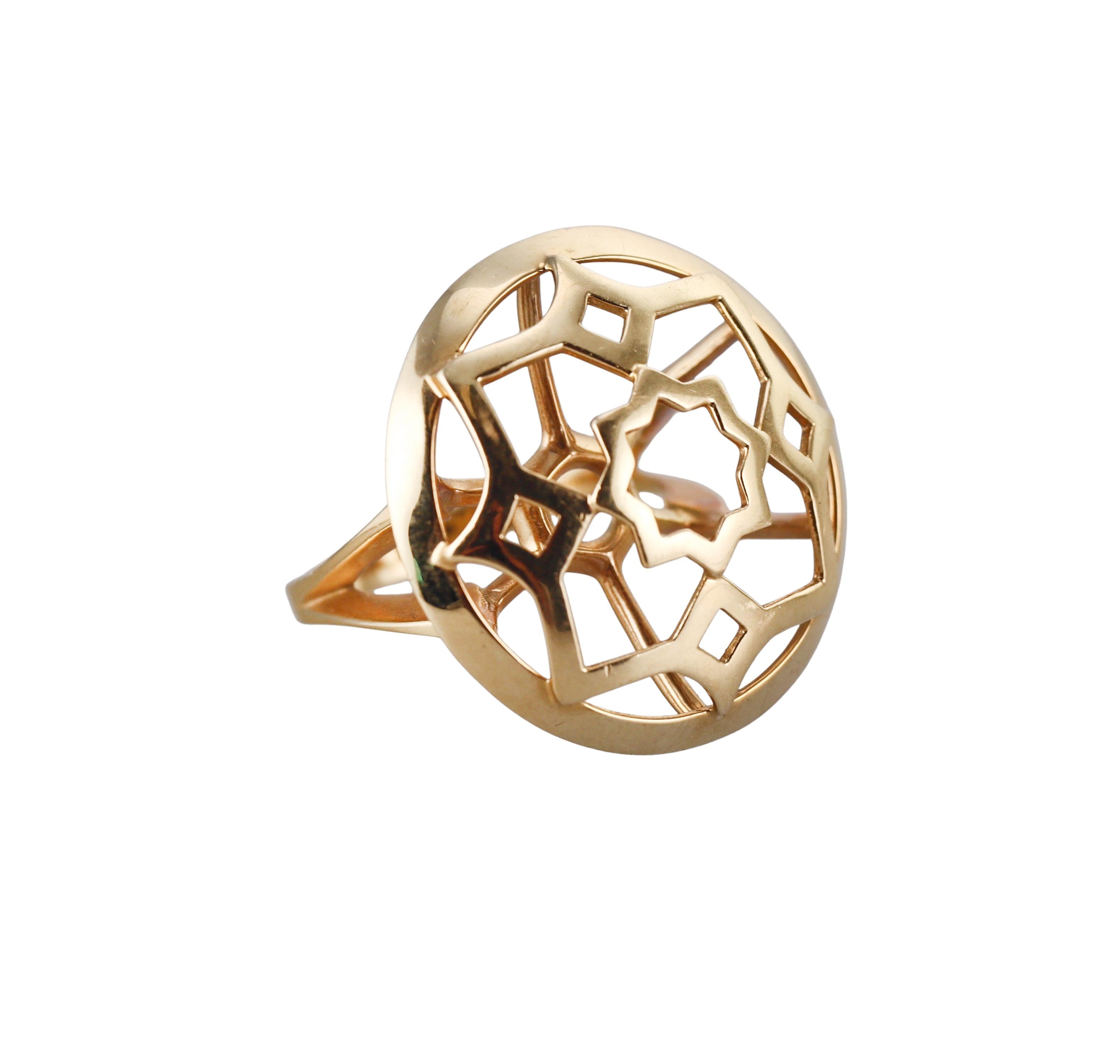 Tiffany & Co Paloma Picasso Zellige Gold Ring