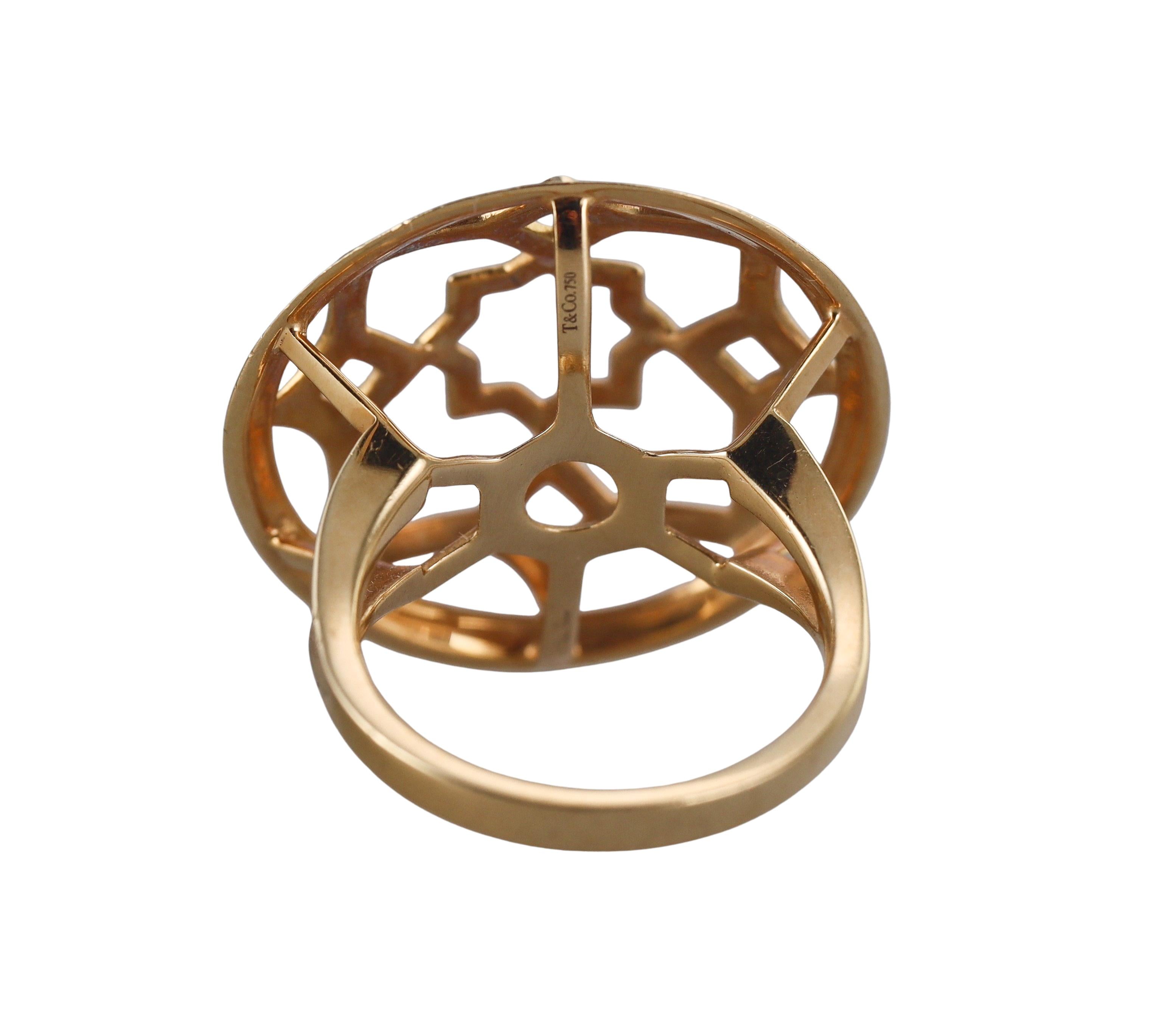 Tiffany & Co Paloma Picasso Zellige Gold Ring