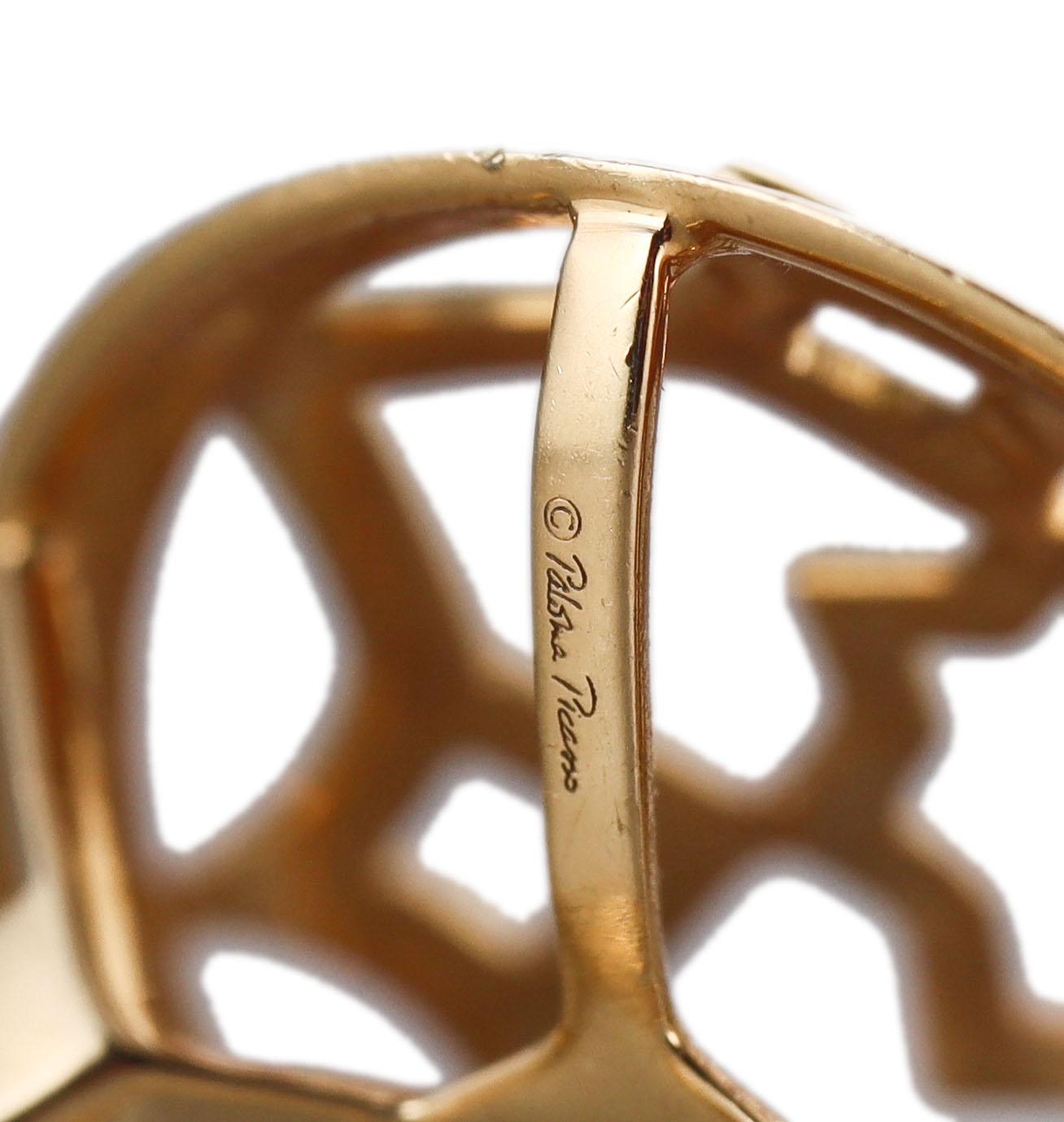 Tiffany & Co Paloma Picasso Zellige Gold Ring