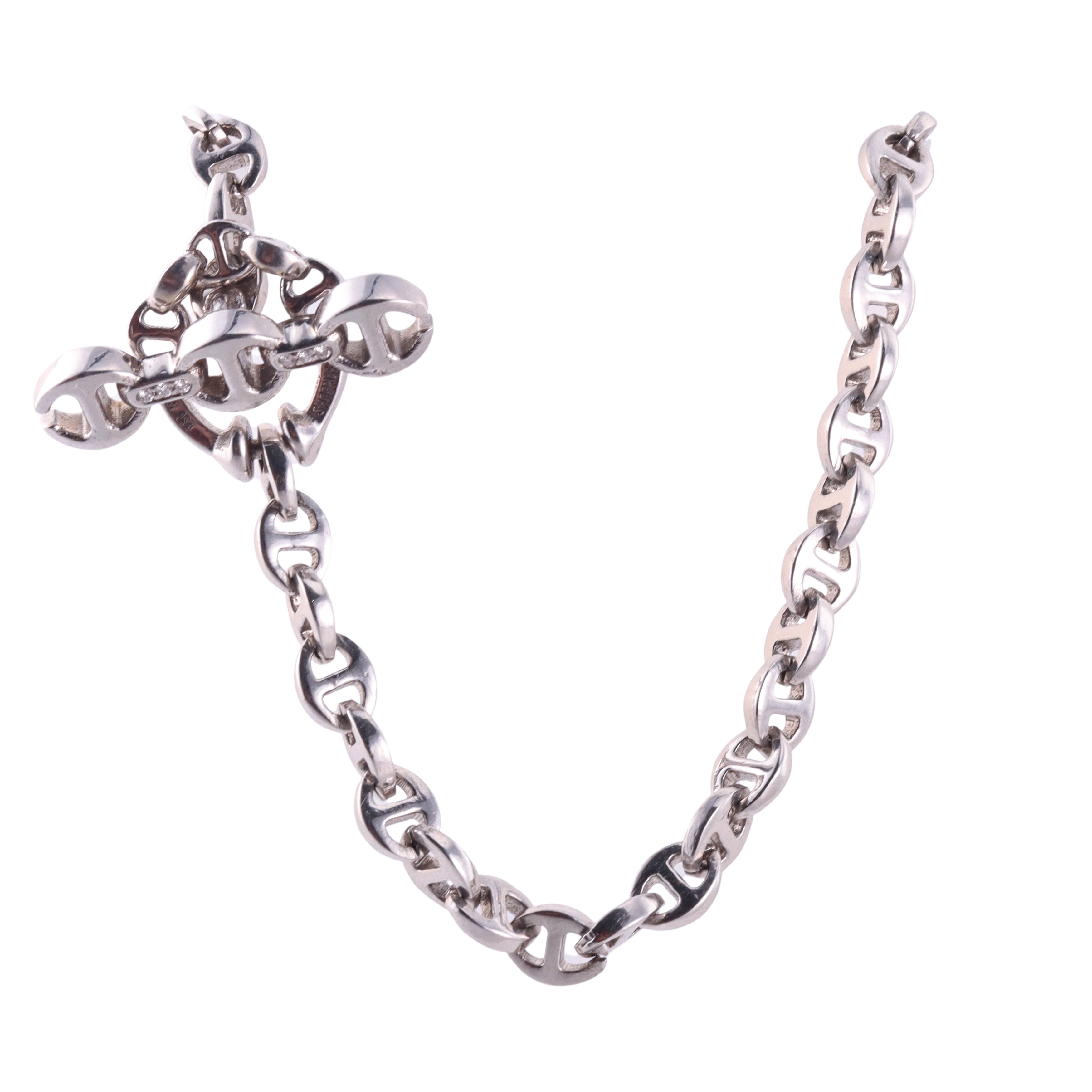 Hoorsenbuhs Diamond Gold Toggle Necklace