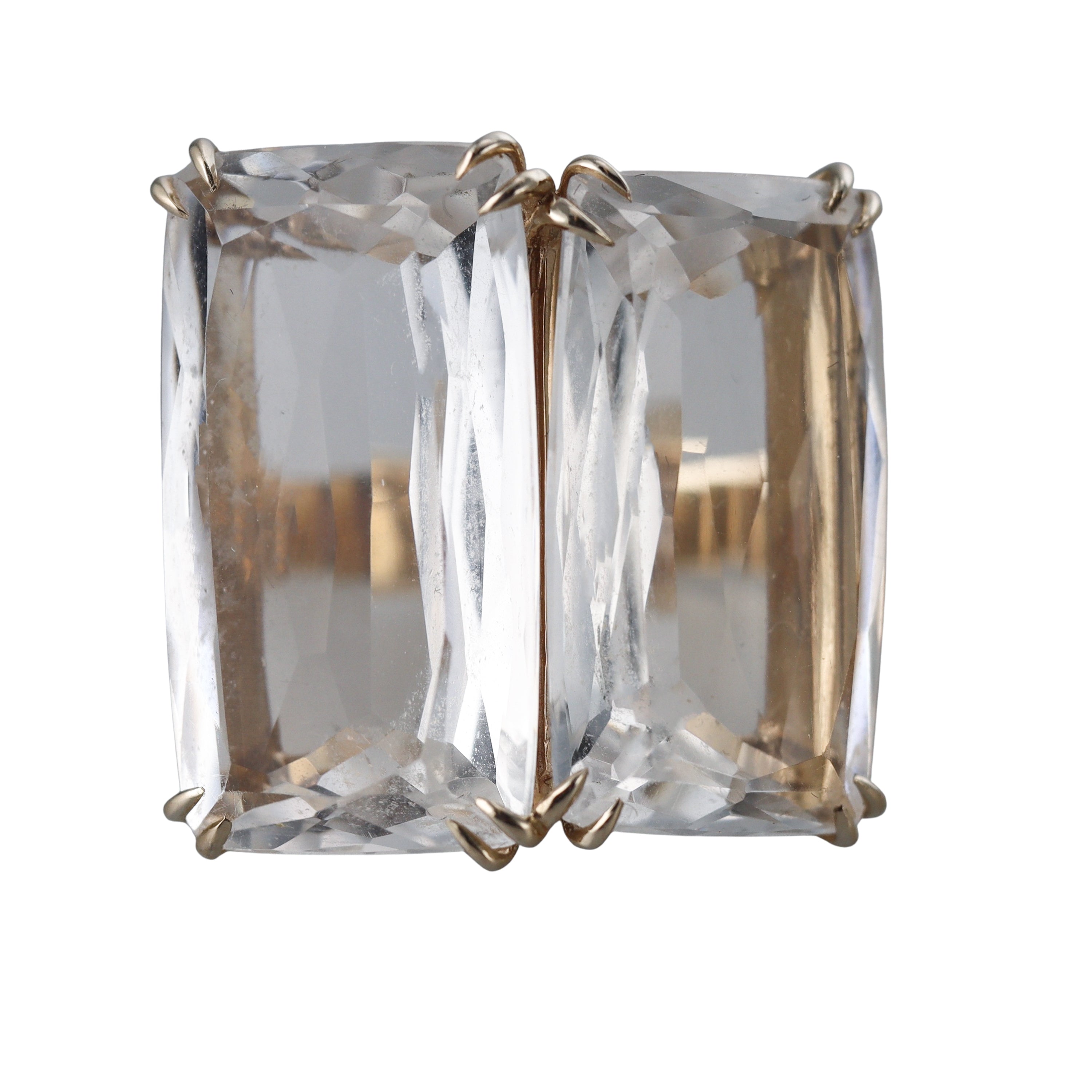H. Stern Cobblestone Noble Gold Diamond Crystal Ring