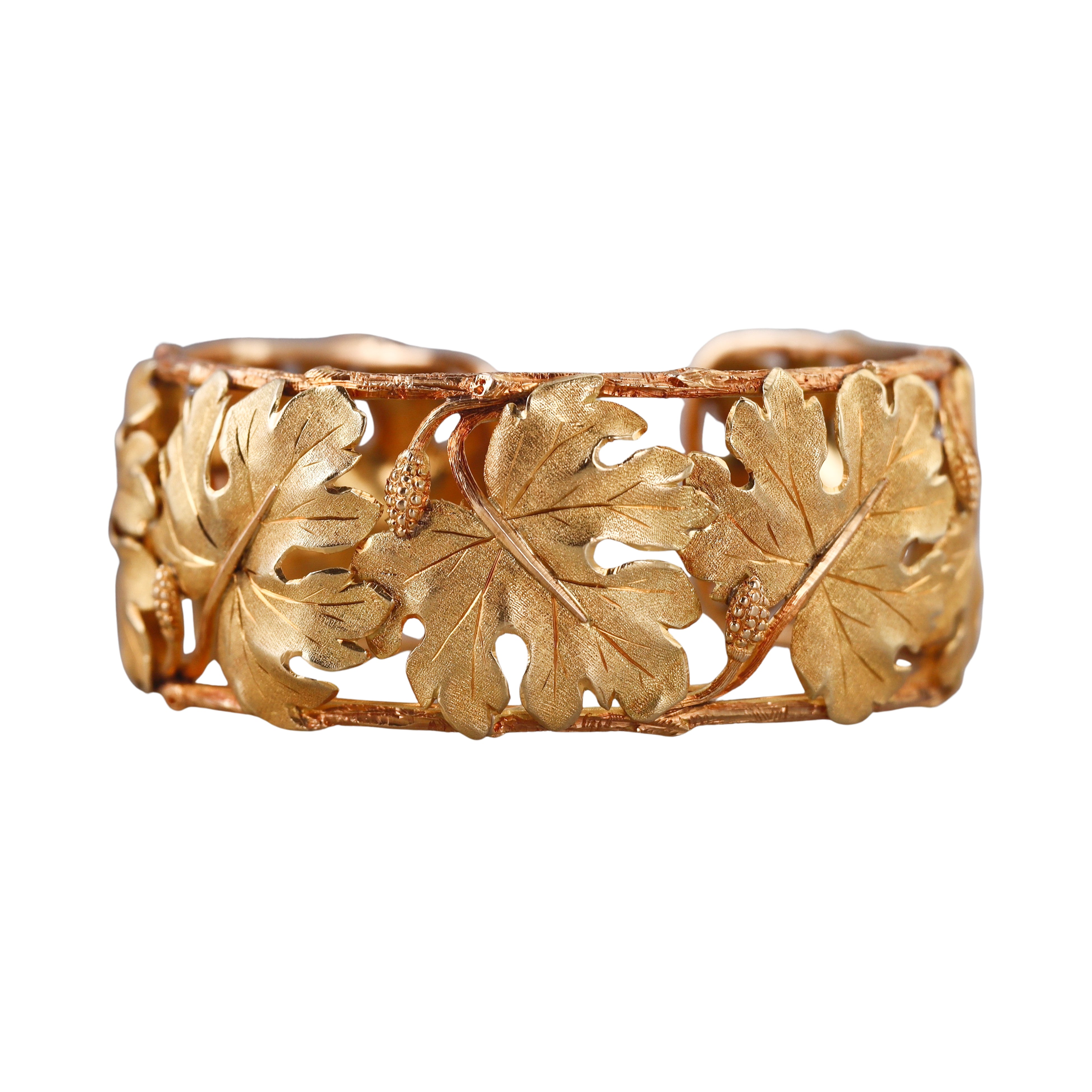 Buccellati Gold Leaf Cuff Bracelet