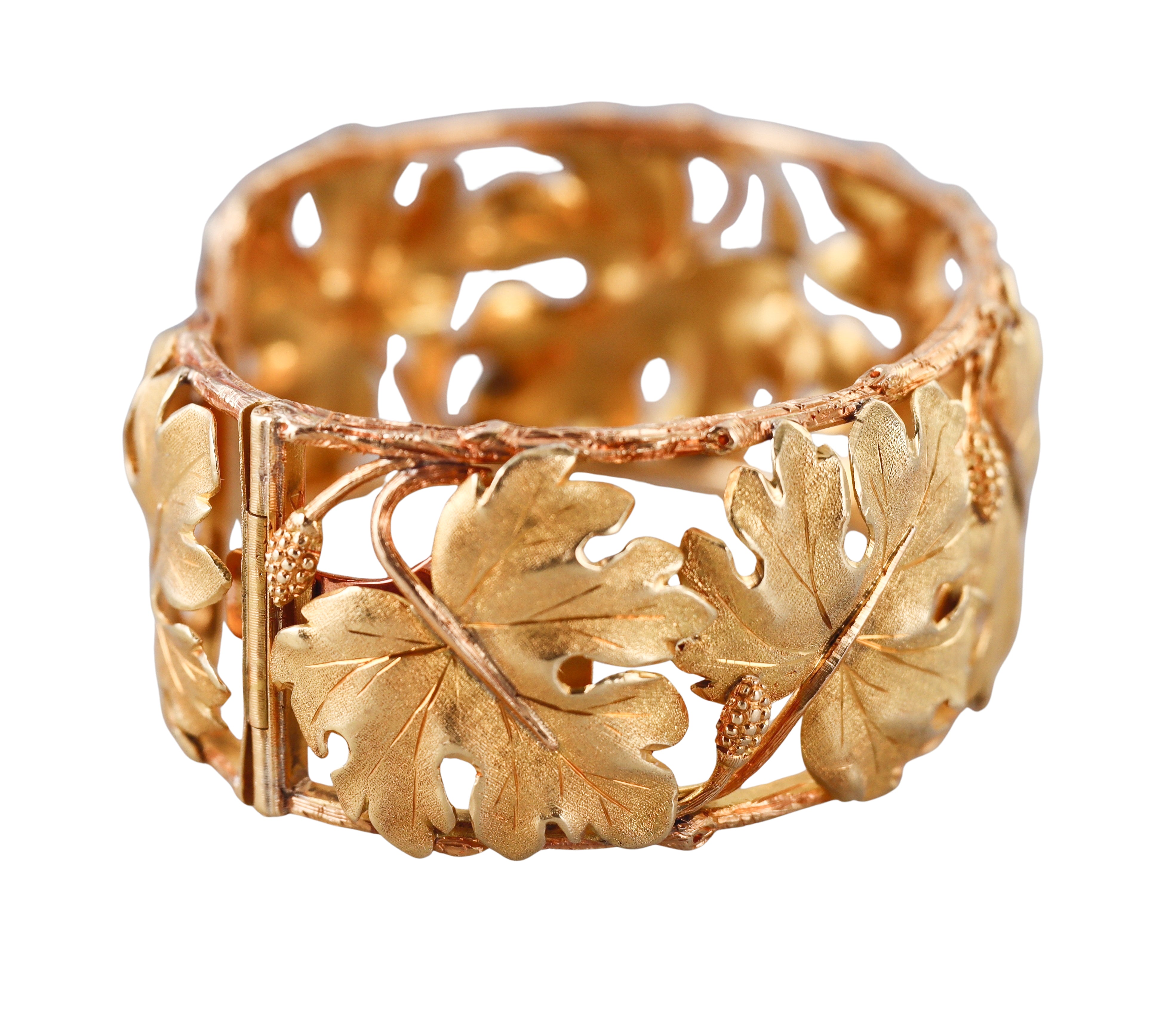 Buccellati Gold Leaf Cuff Bracelet
