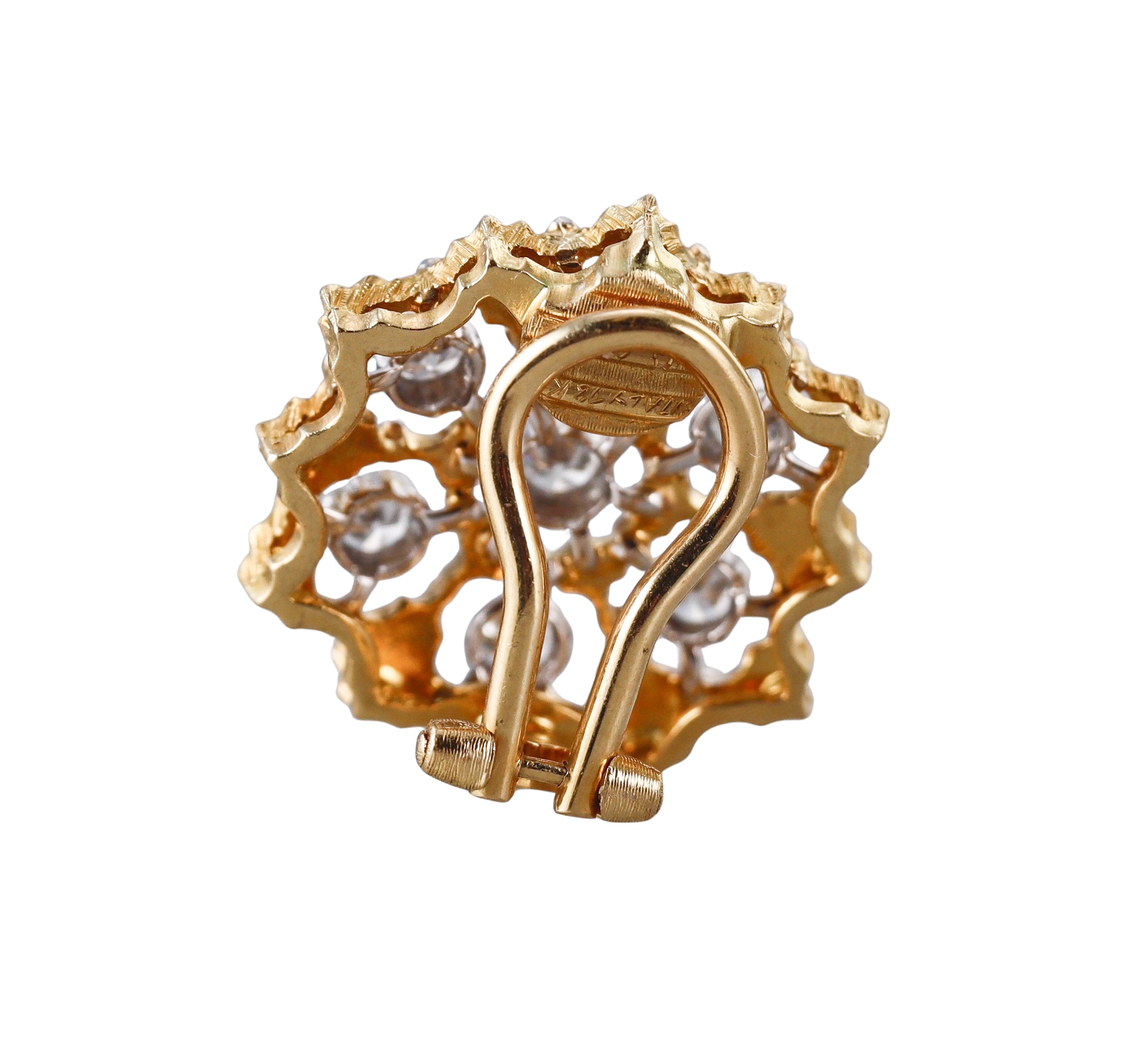 Buccellati Gold Diamond Earrings