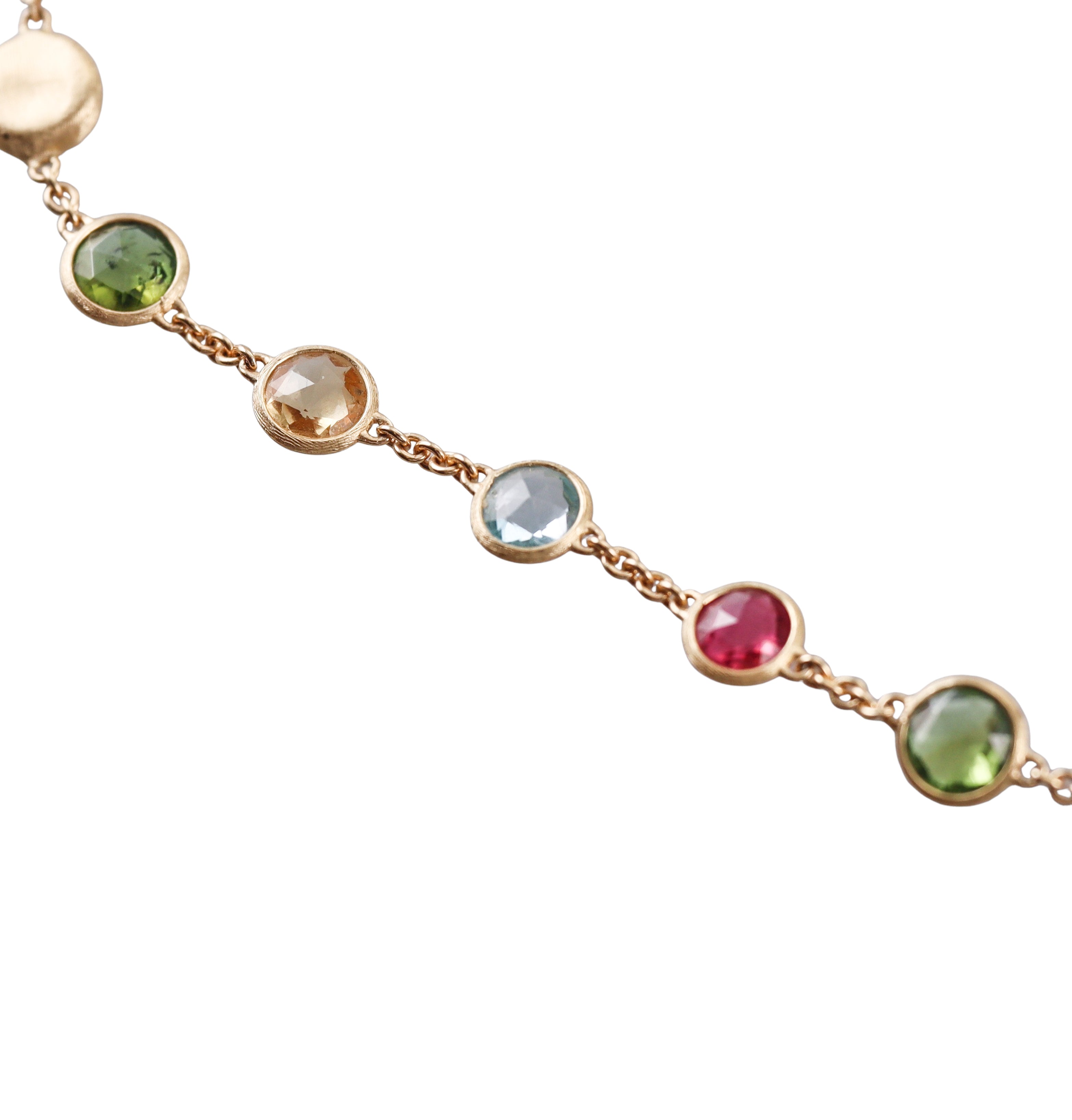 Marco Bicego Jaipur Multi Gemstone Gold Large Necklace