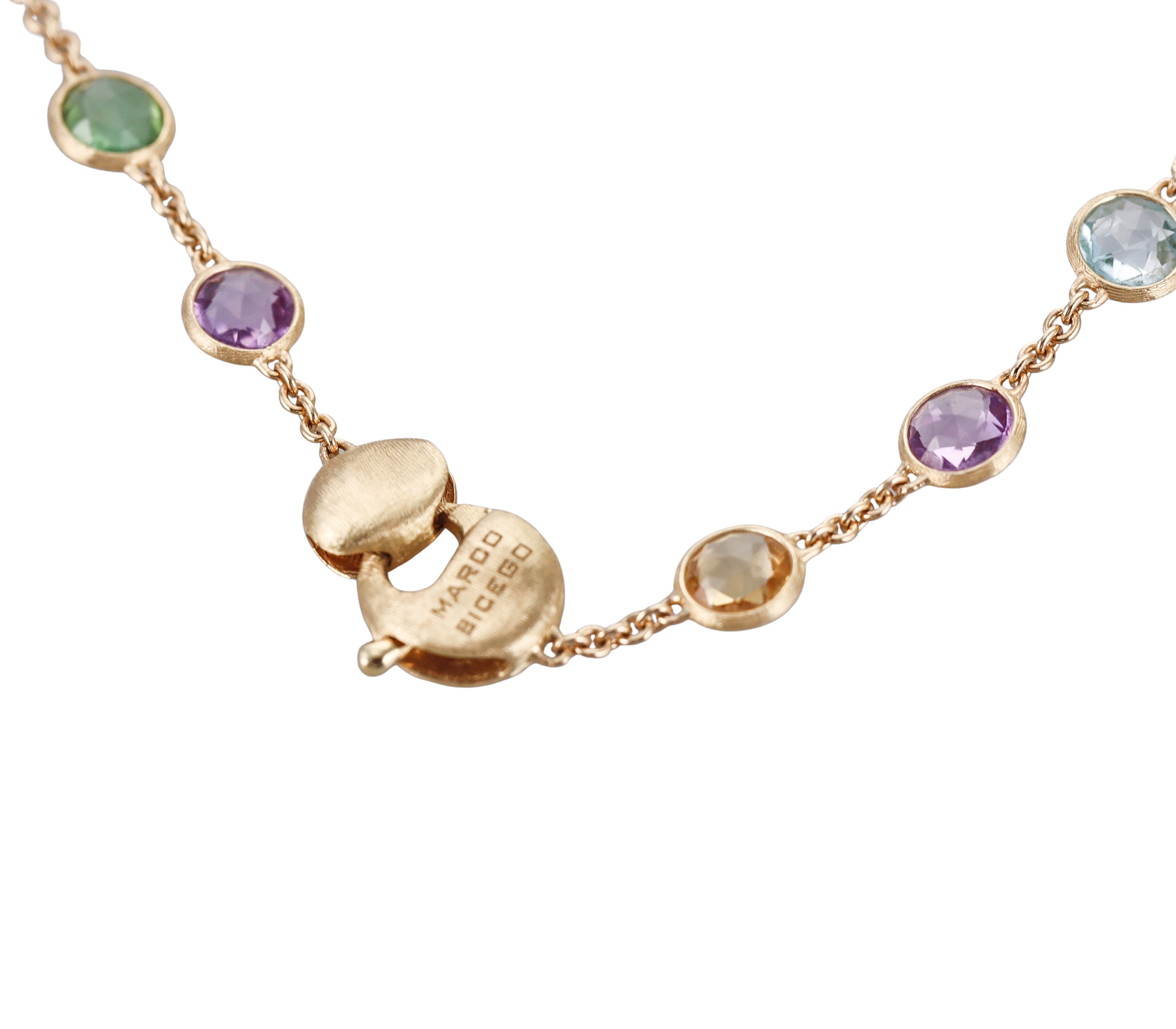 Marco Bicego Jaipur Multi Gemstone Gold Large Necklace